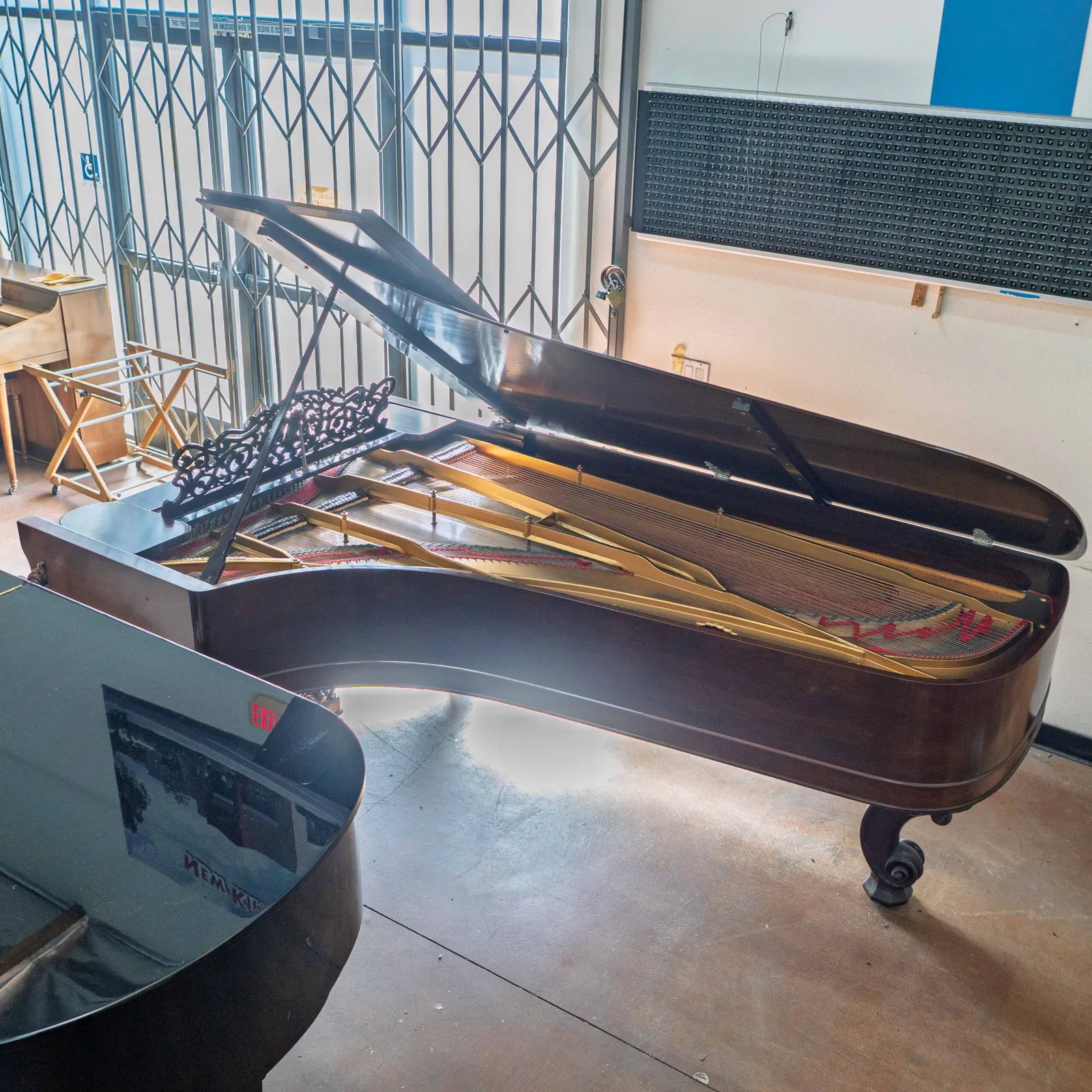 1875 steinway sons model d concert grand piano victorian art case
