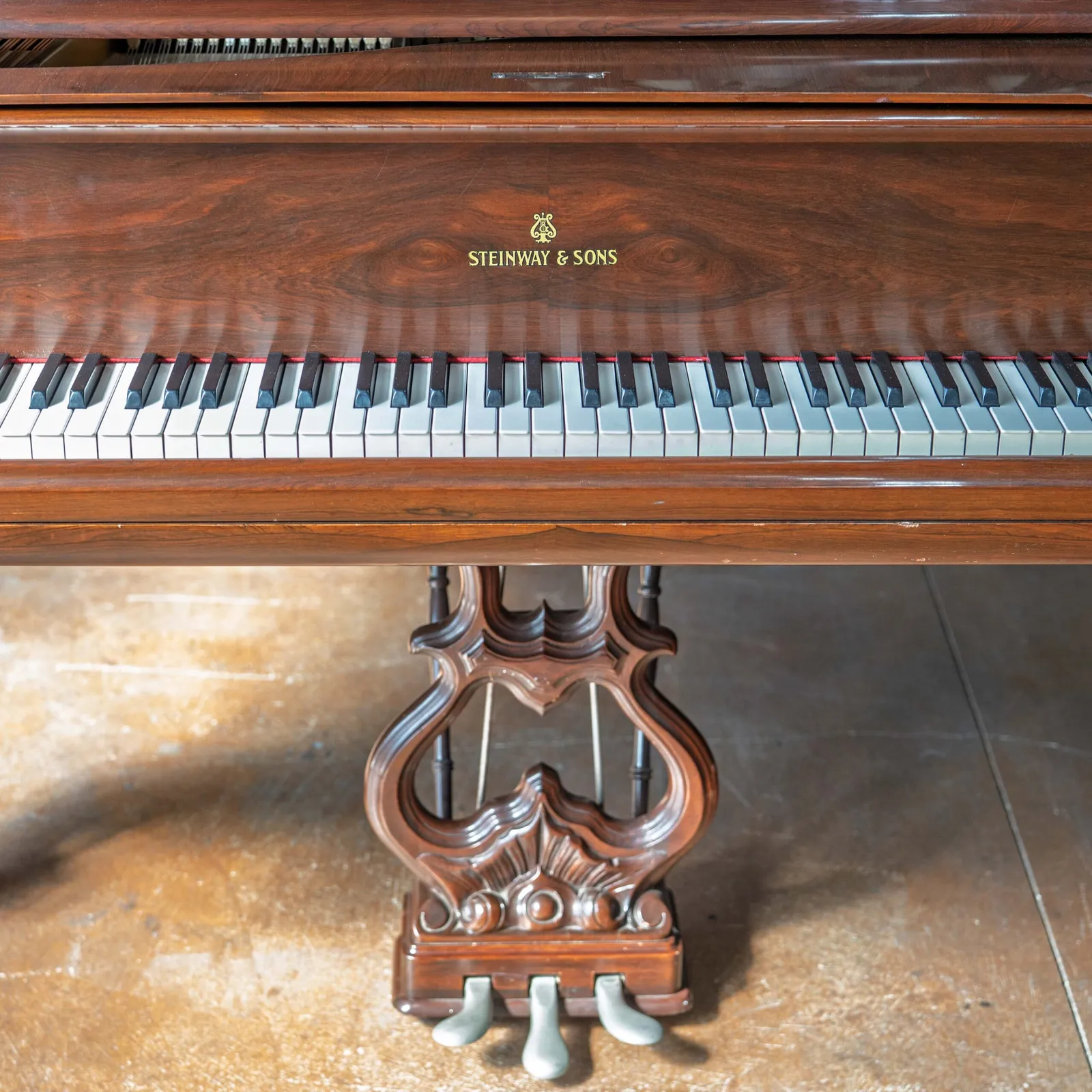 1875 steinway sons model d concert grand piano victorian art case
