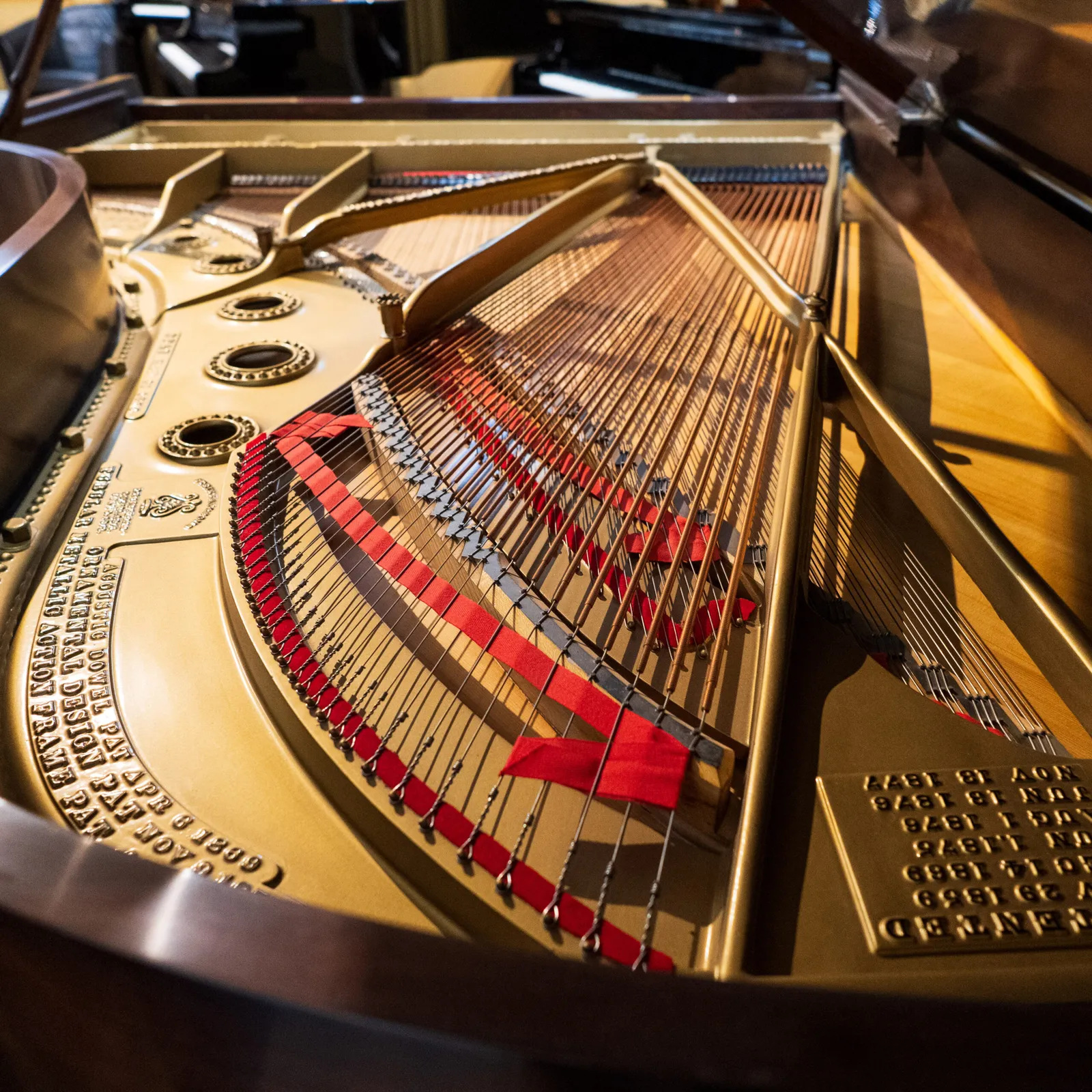 1883 steinway sons model b victorian art case grand piano rosewood satin