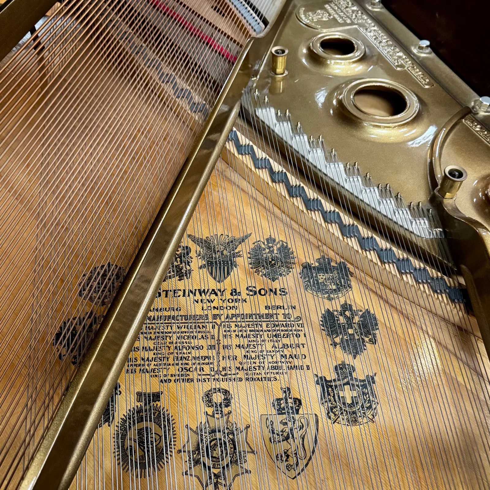 1923 steinway sons model l grand piano sapeli mahogany