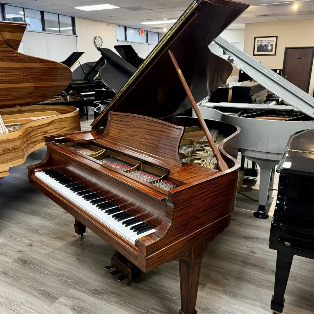 1923 steinway sons model l mahogany satin