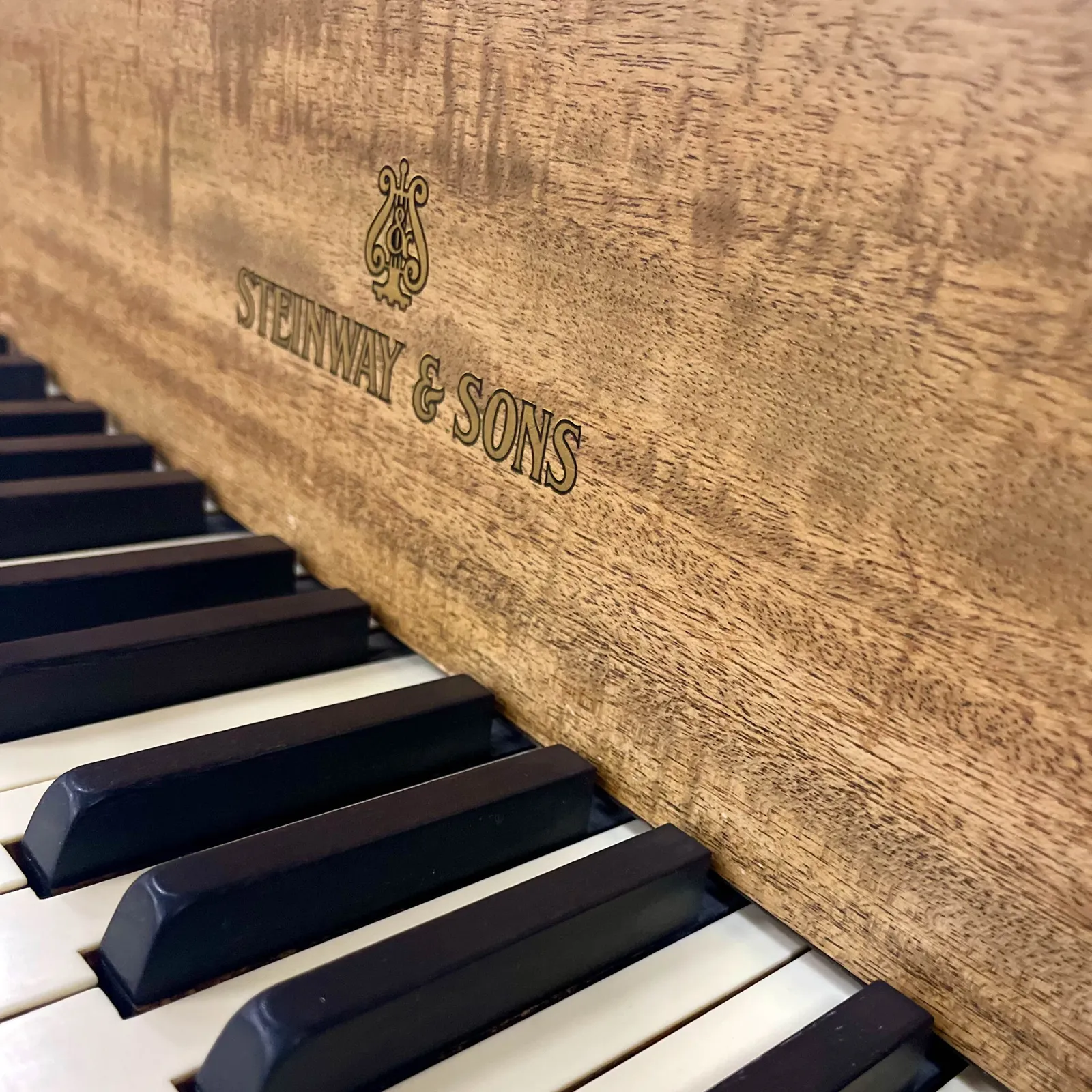 1927 steinway sons model xr light oak satin finish