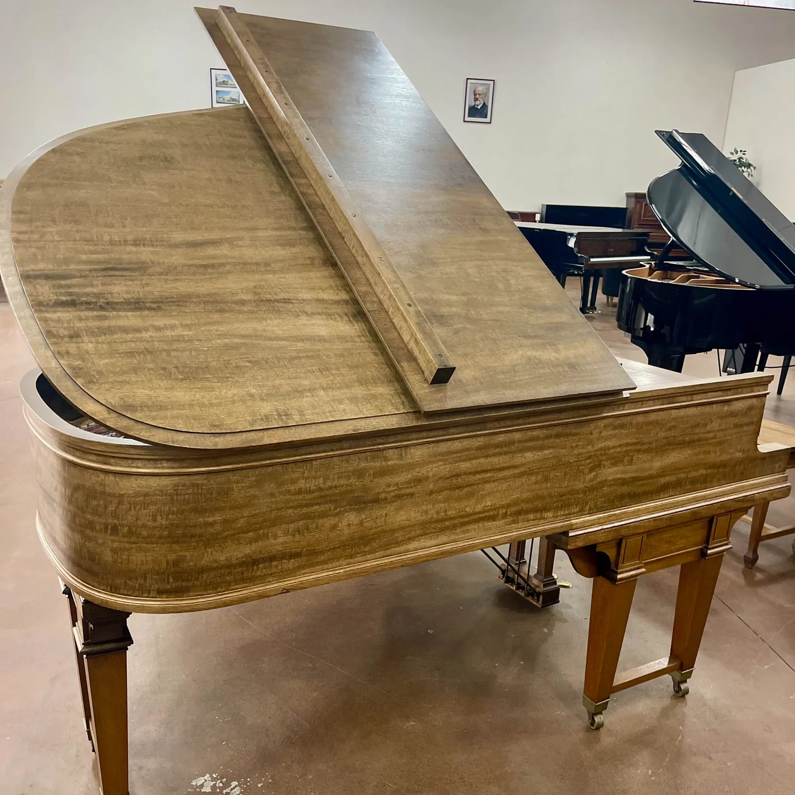 1927 steinway sons model xr light oak satin finish