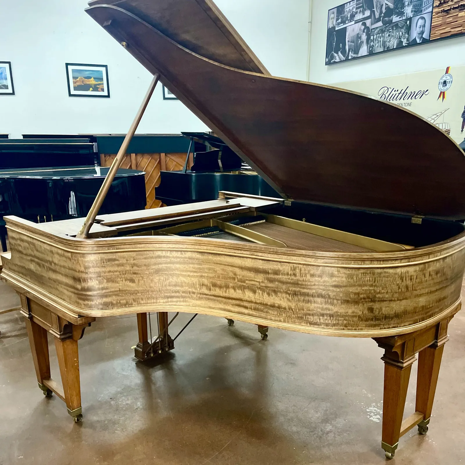 1927 steinway sons model xr light oak satin finish