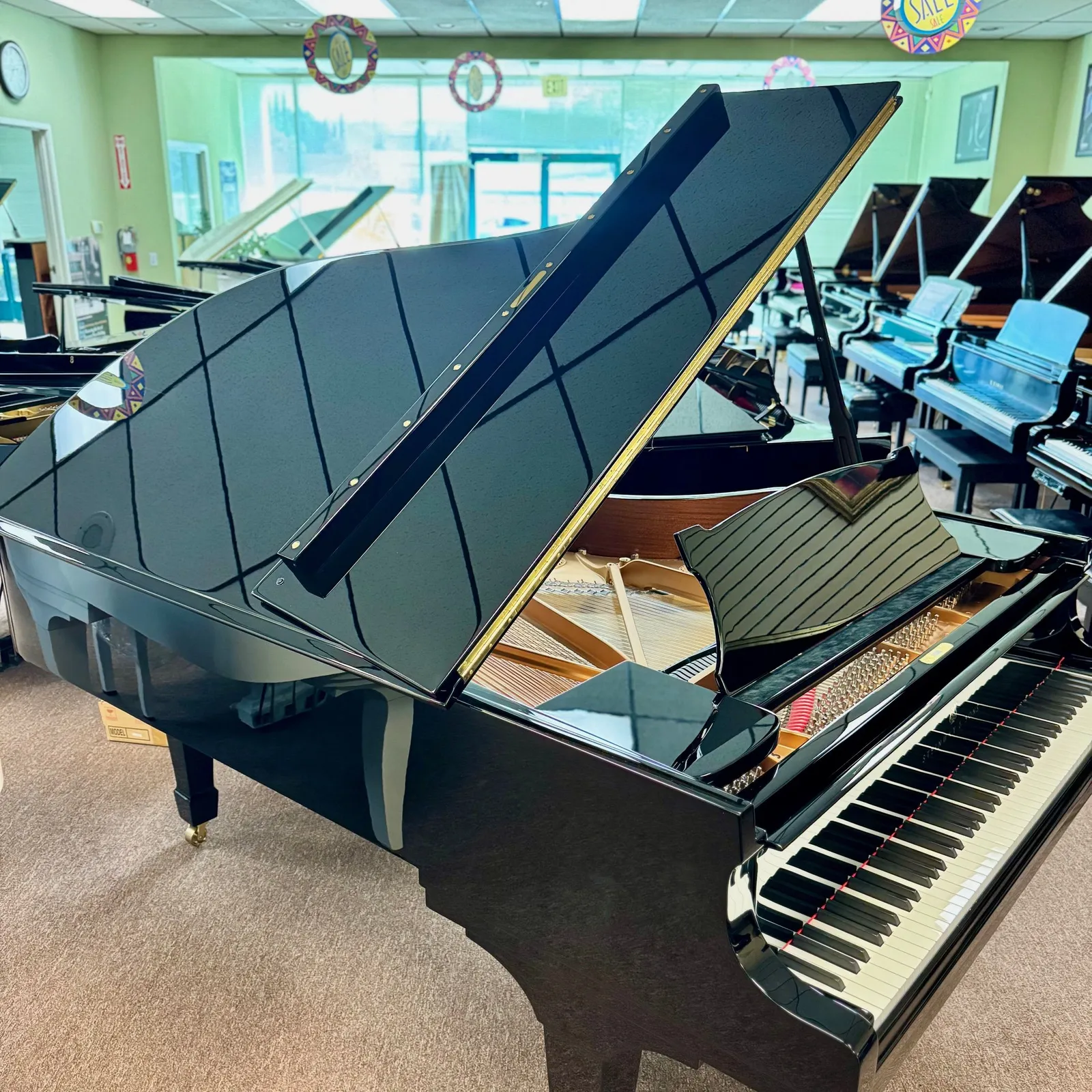 1928 steinway sons model b semi concert grand piano ebony polish