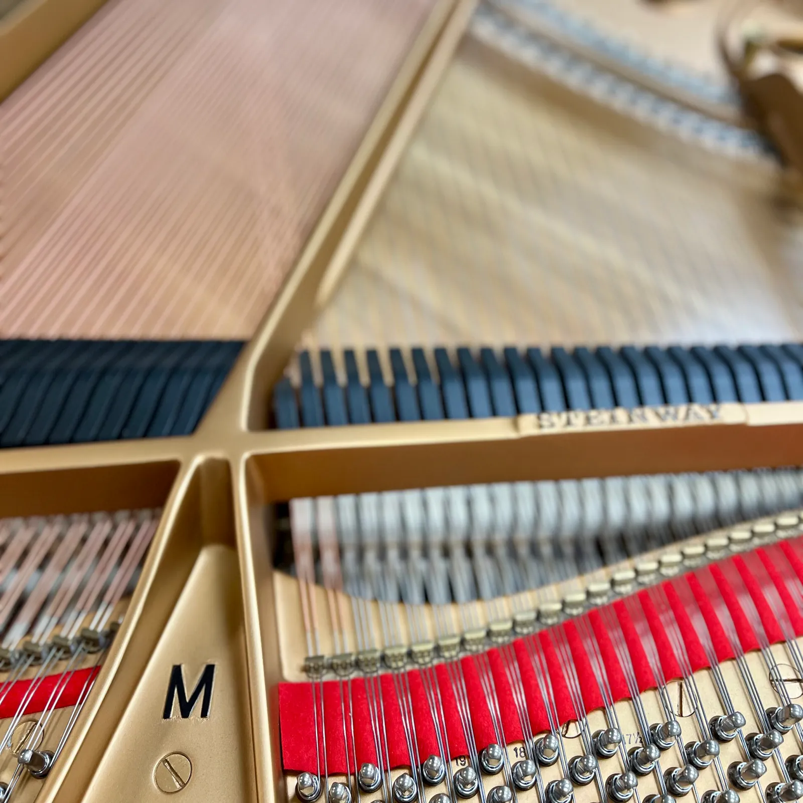 1929 steinway sons model m studio grand piano ebony polish