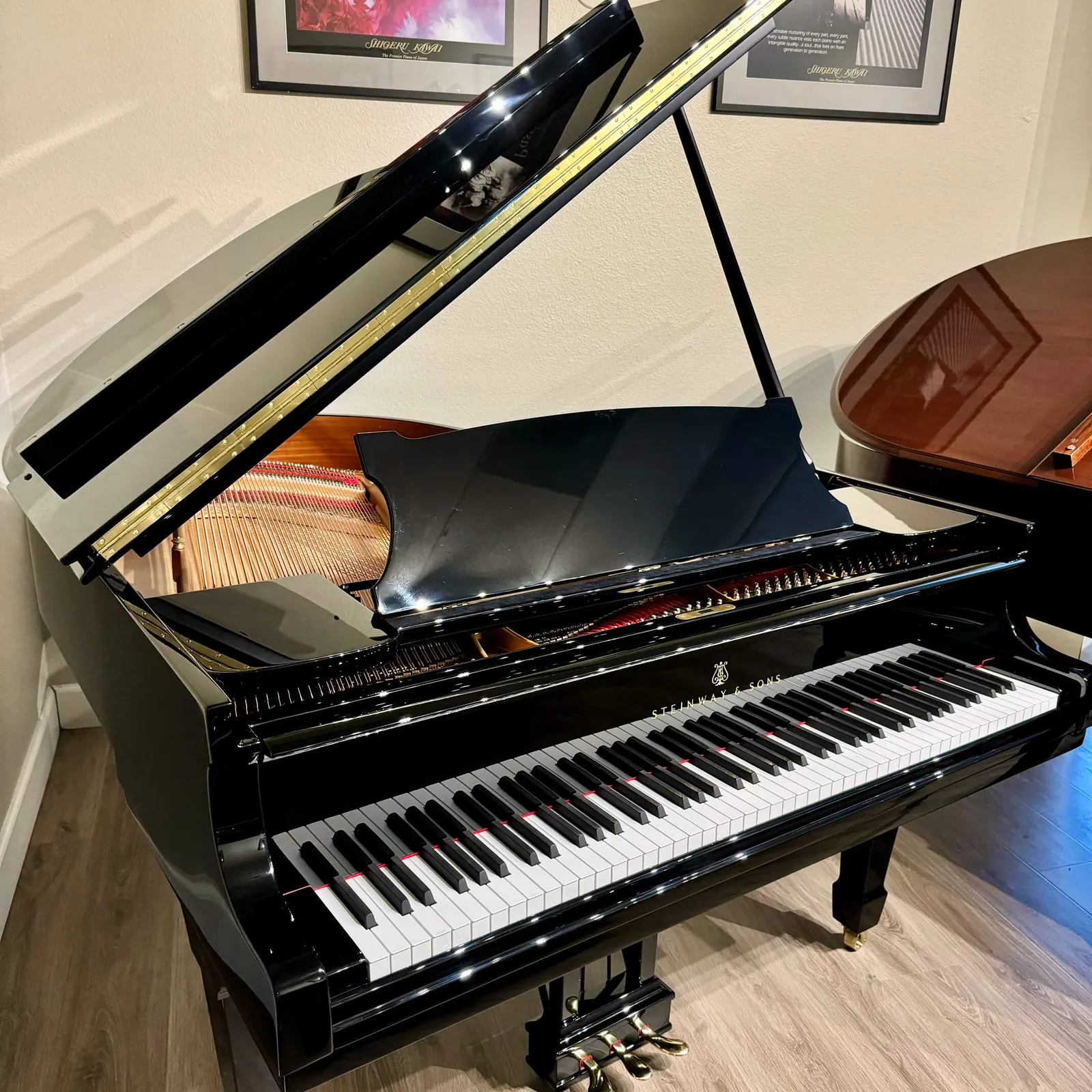 1933 steinway sons model m grand piano european restored ebony polish