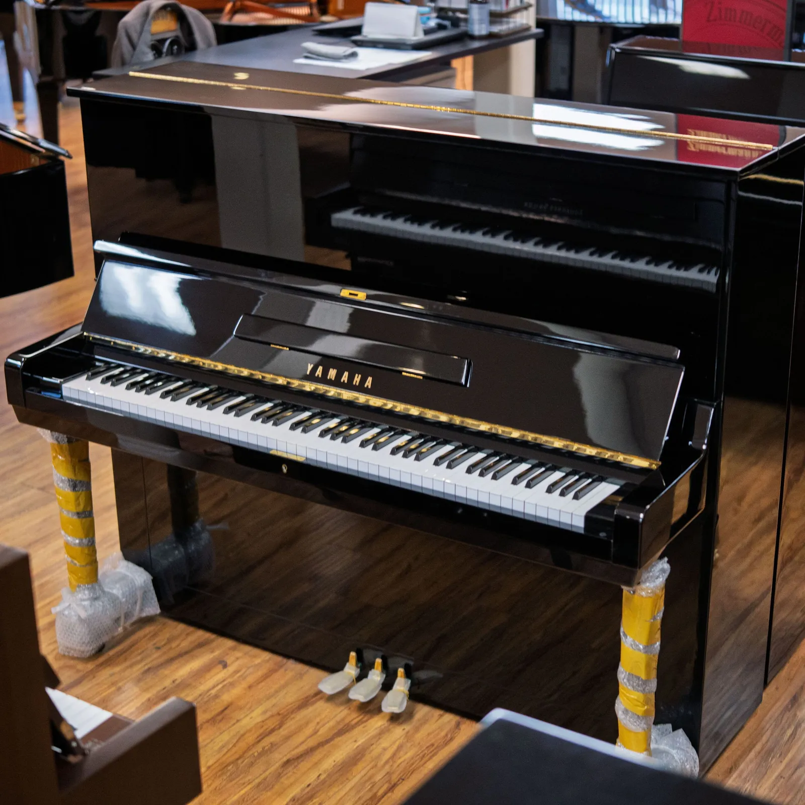 1965 Yamaha U3 Upright Piano Premium Restored Ebony Polish