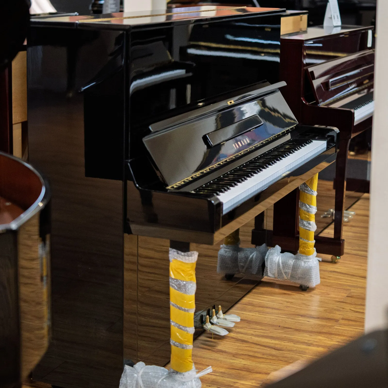 1965 yamaha u3 upright piano premium restored ebony polish