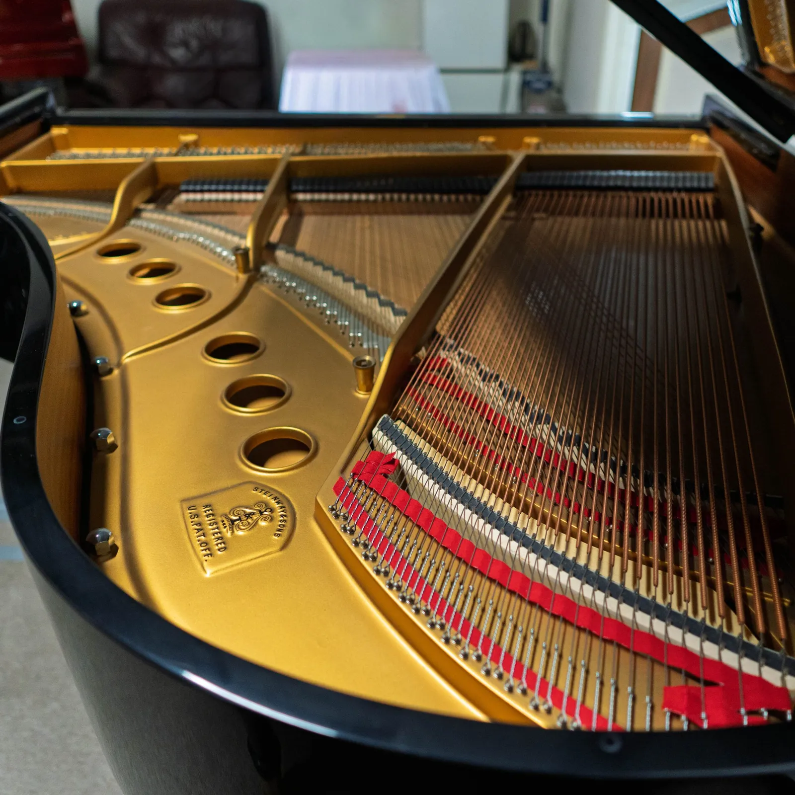 1967 hamburg steinway sons model m grand piano ebony polish restored