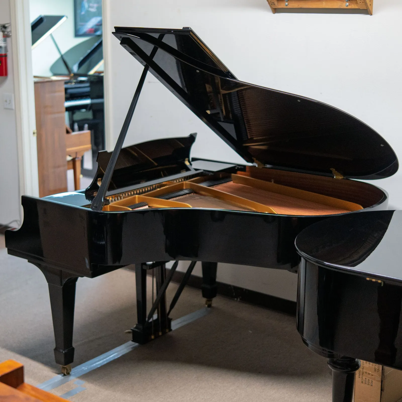 1967 hamburg steinway sons model m grand piano ebony polish restored