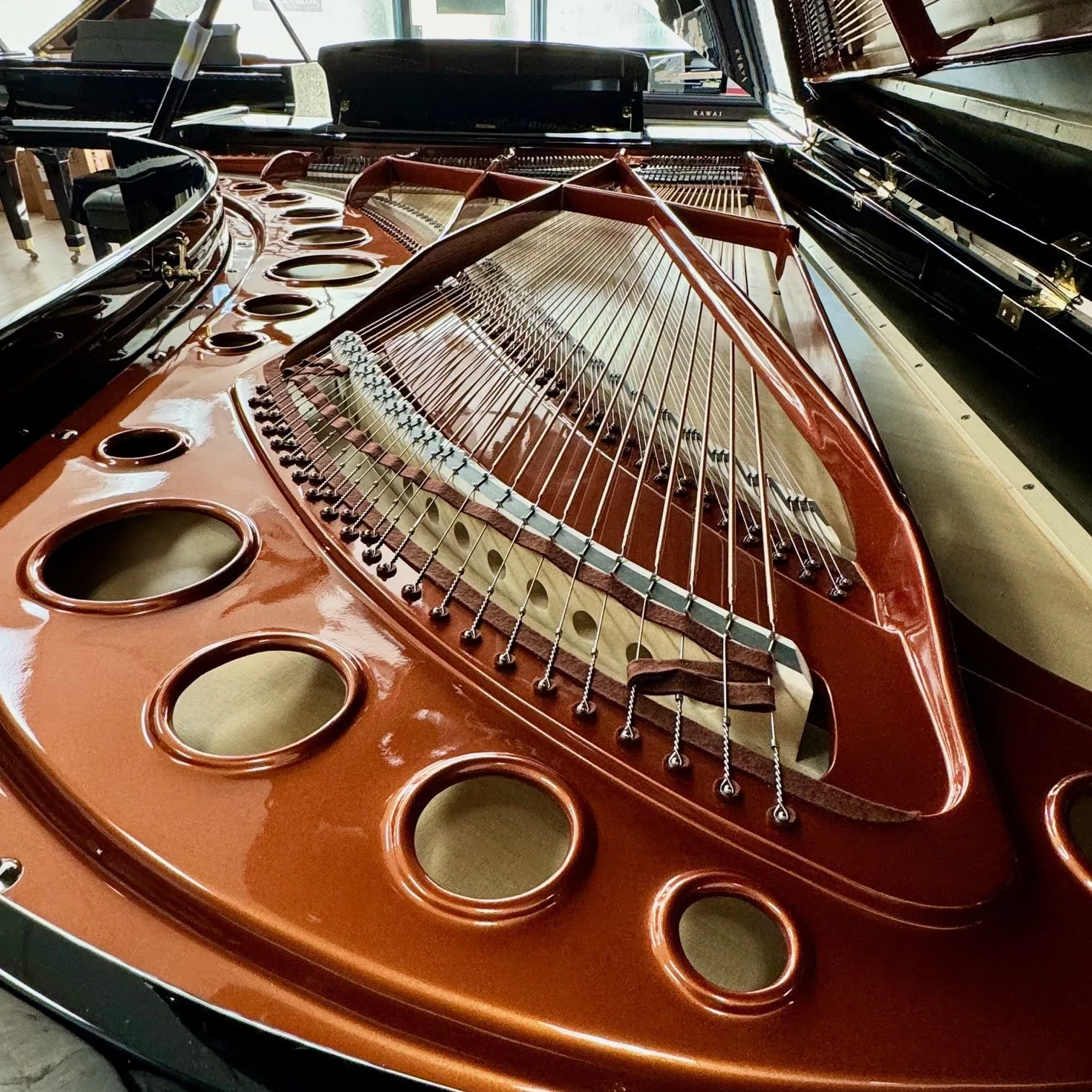 1971 bosendorfer model 275 concert grand piano ebony polish