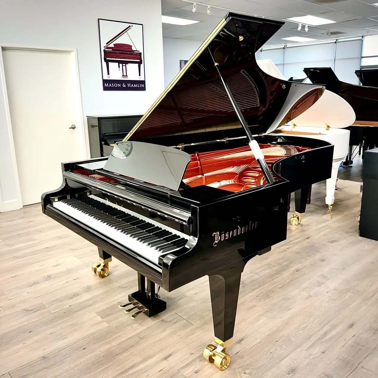 1971 bosendorfer model 275 concert grand piano ebony polish