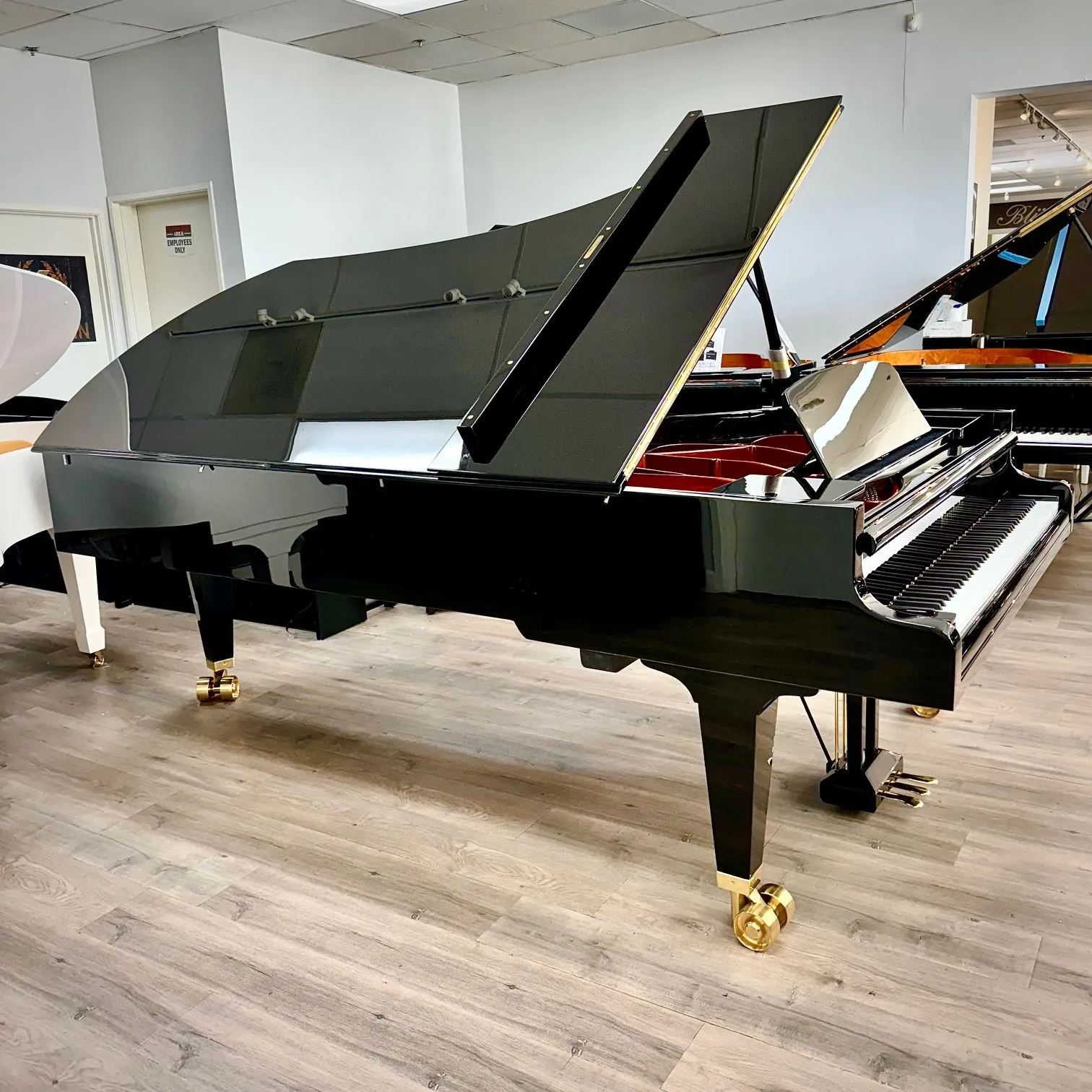 1971 bosendorfer model 275 concert grand piano ebony polish