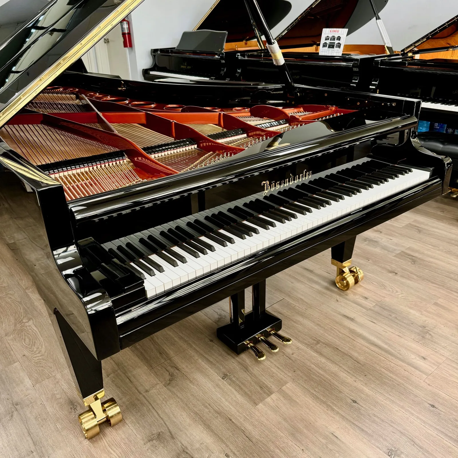 1971 bosendorfer model 275 concert grand piano ebony polish