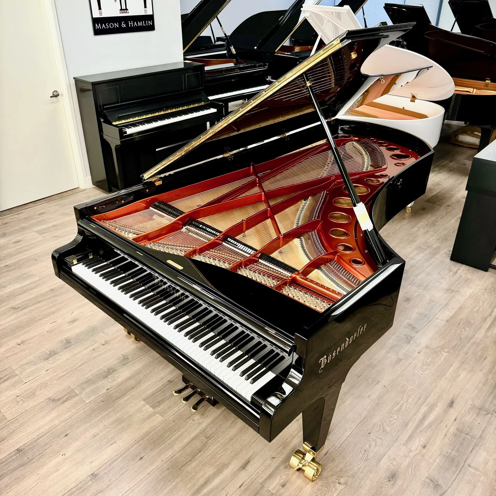 1971 bosendorfer model 275 concert grand piano ebony polish