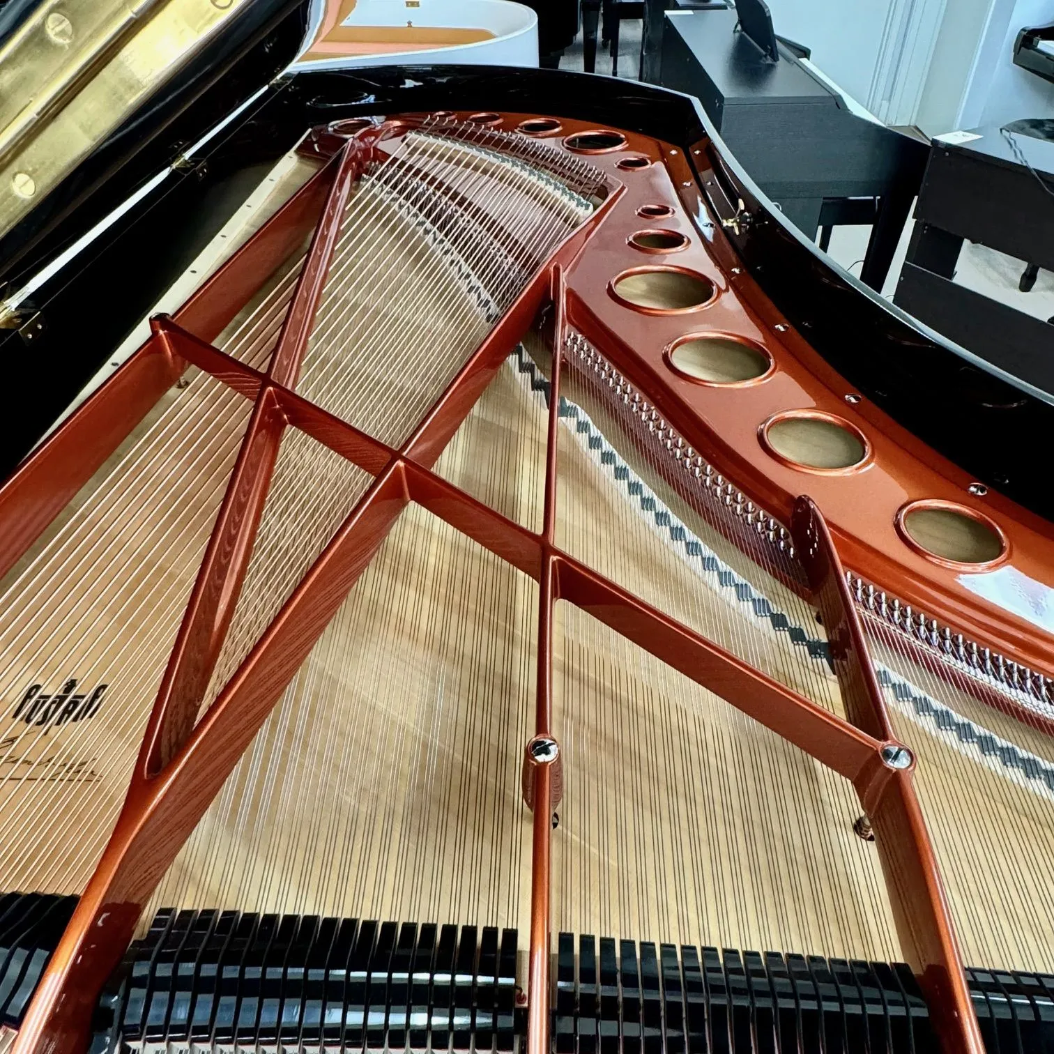 1971 bosendorfer model 275 concert grand piano ebony polish