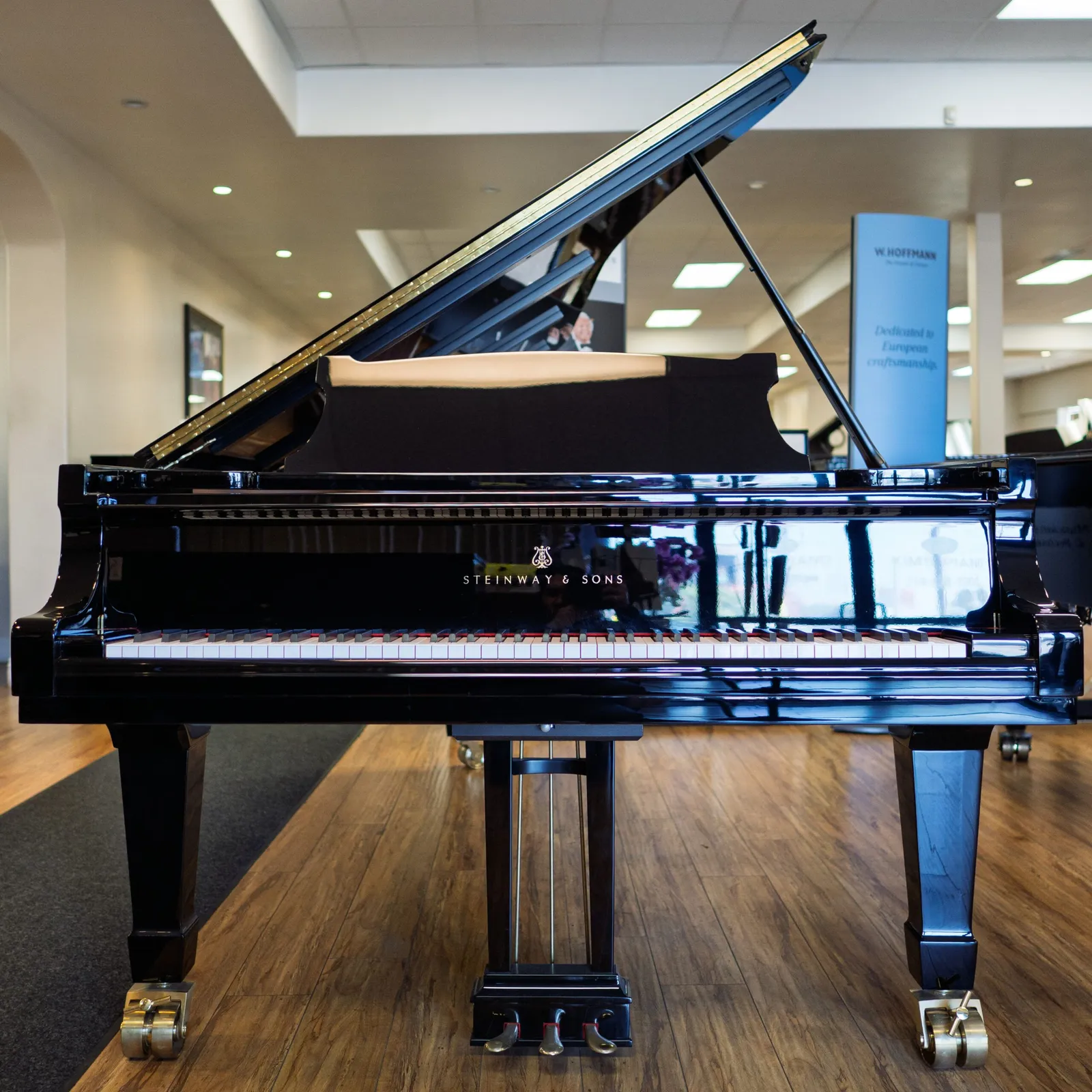 1972 steinway sons model d concert grand piano ebony polish