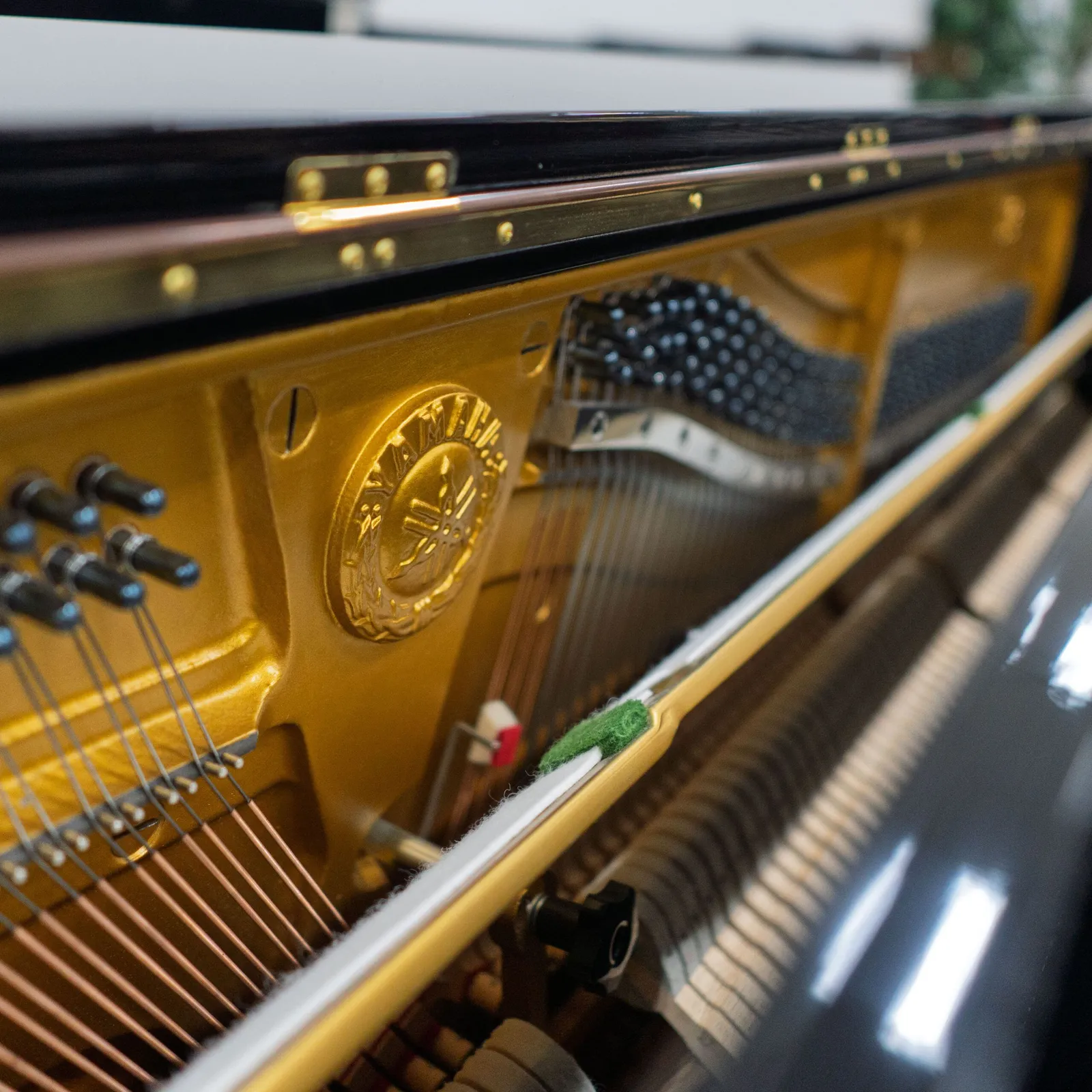 1975 yamaha u3 upright piano ebony polish