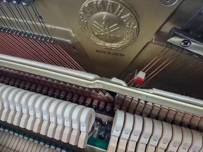 1977 yamaha u1 upright piano black polish