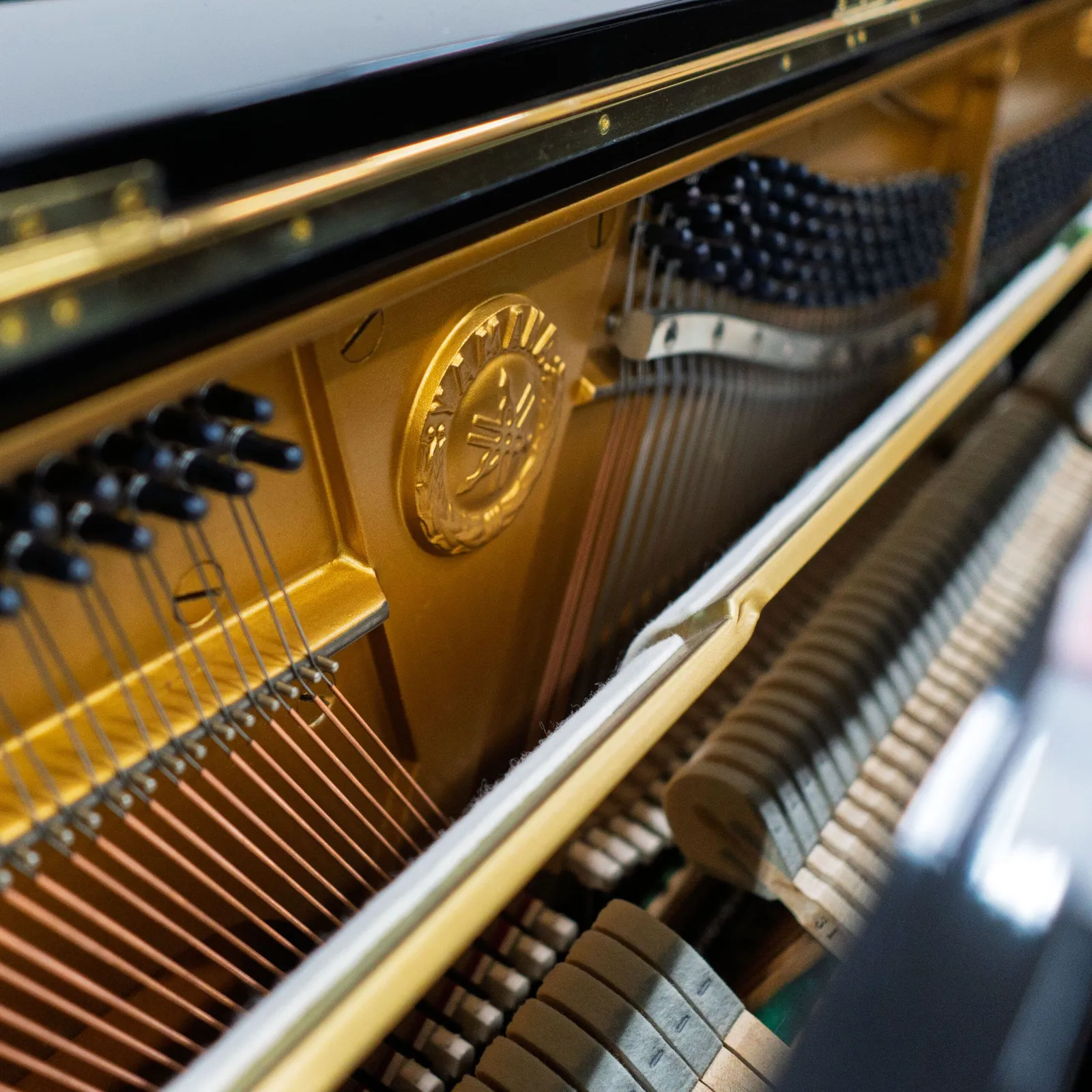 1978 yamaha u1 upright piano ebony polish