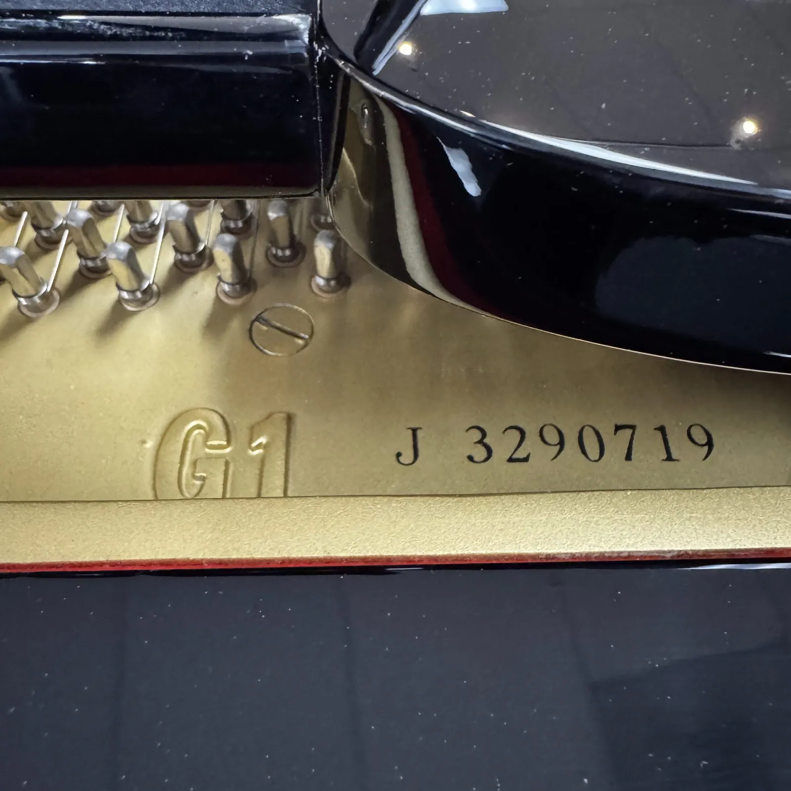 1983 yamaha g1 grand piano black polish