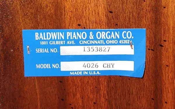 1985 baldwin acrosonic
