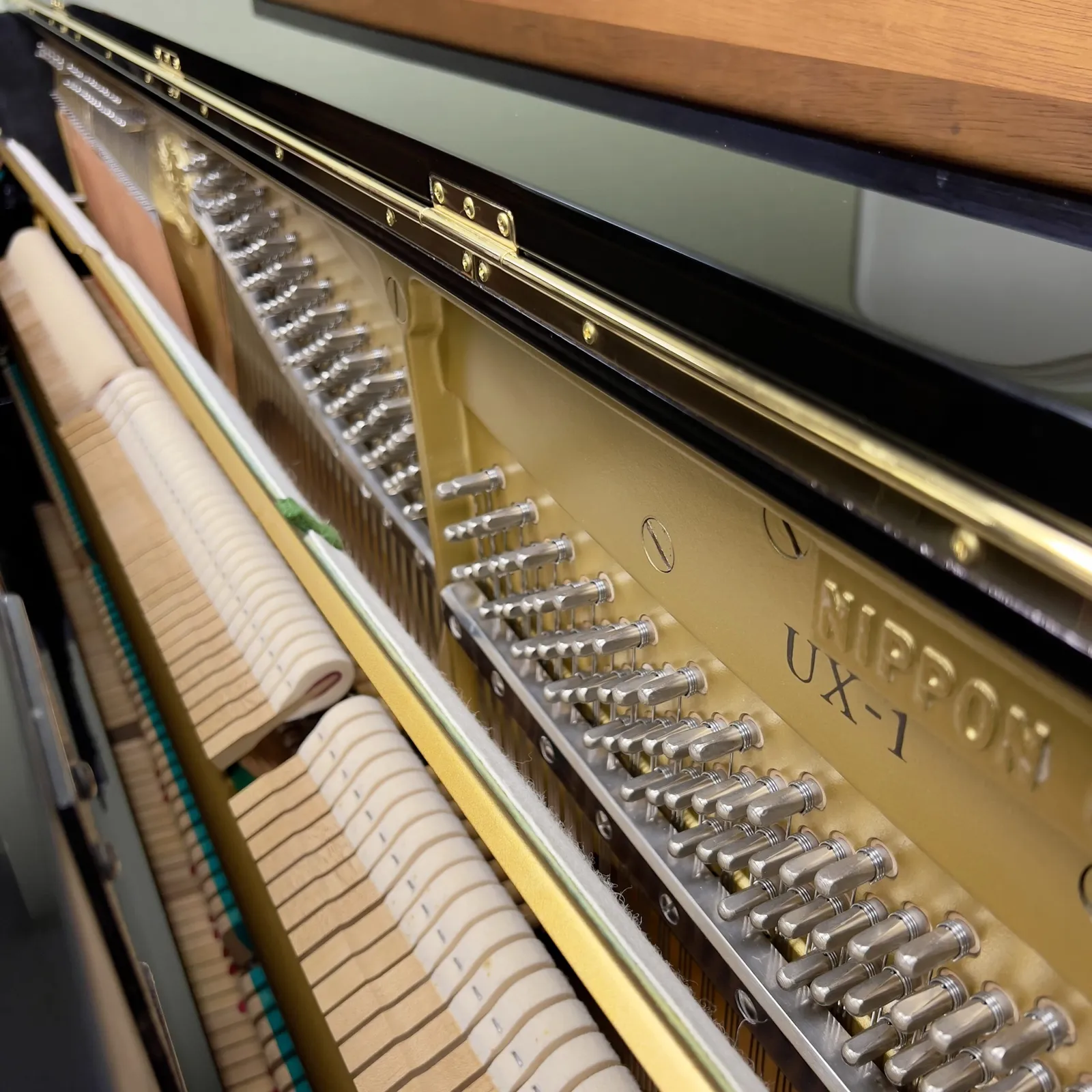 1985 yamaha ux1 upright piano ebony polish
