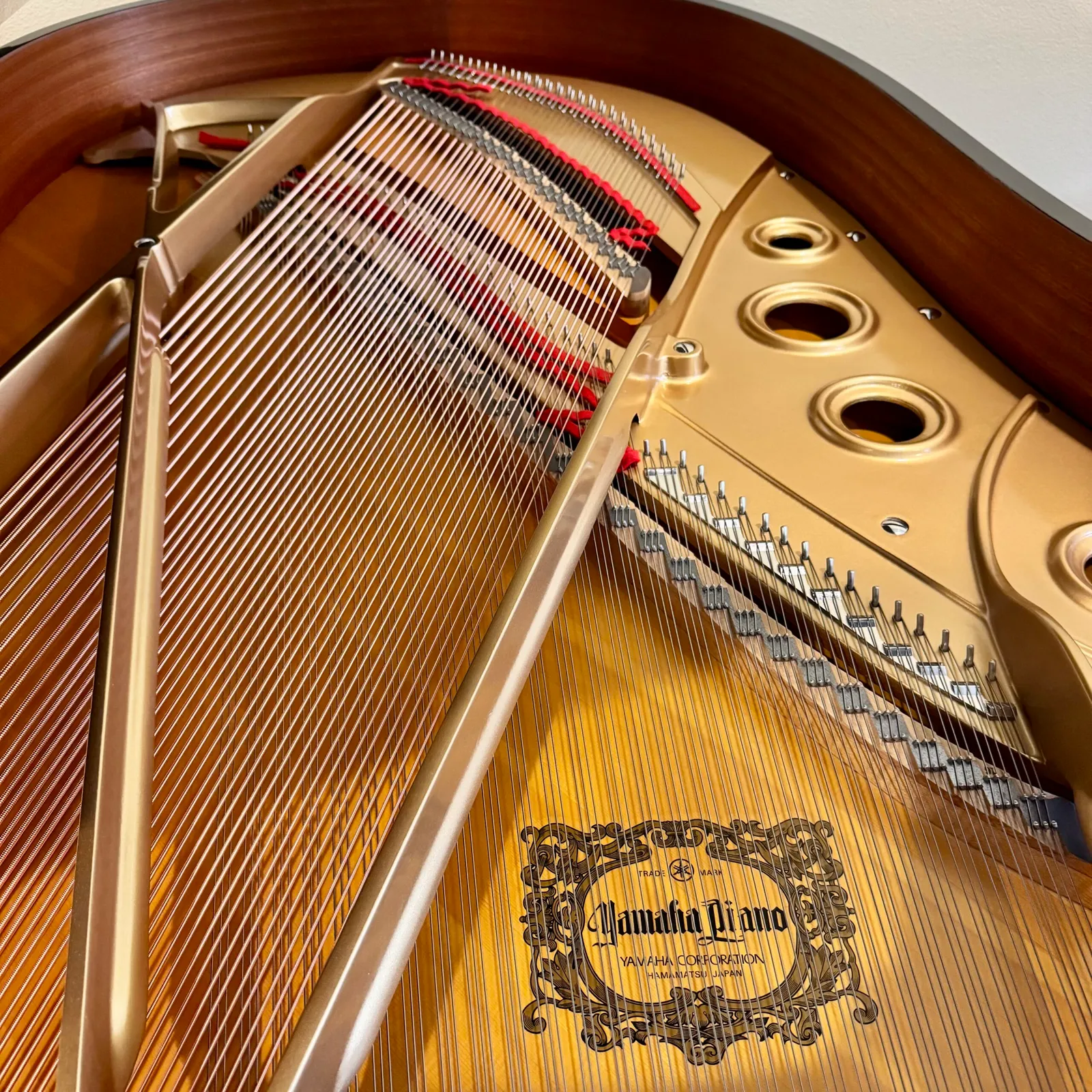 1989 yamaha c5 grand piano ebony polish
