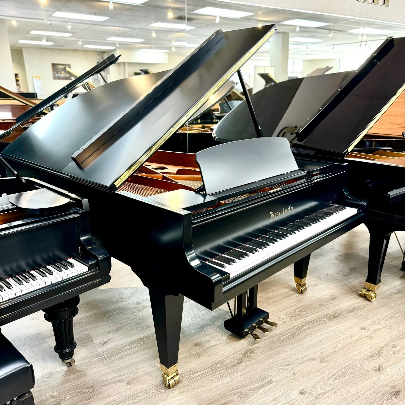 2003 bosendorfer c214 semi concert grand piano ebony satin
