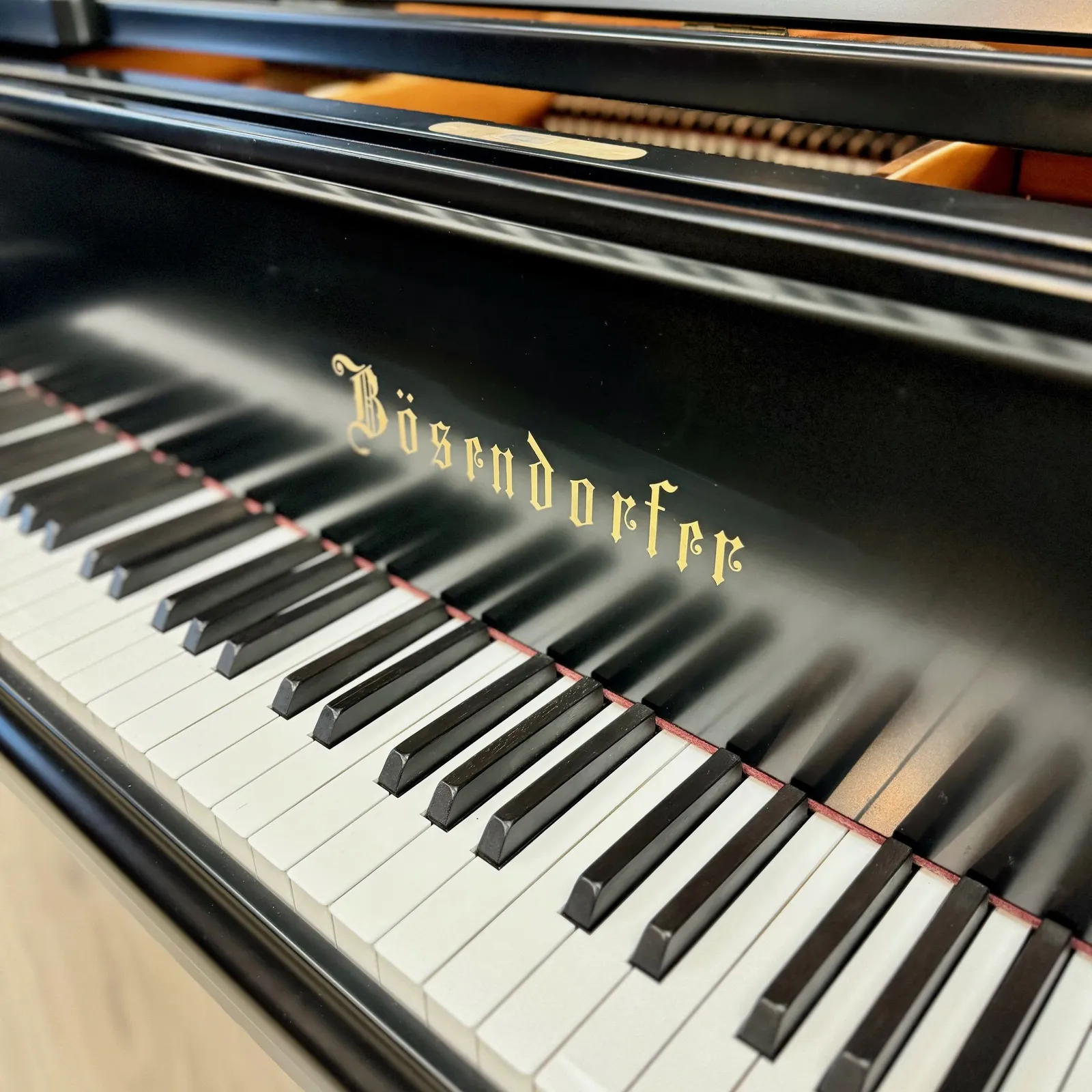 2003 bosendorfer c214 semi concert grand piano ebony satin