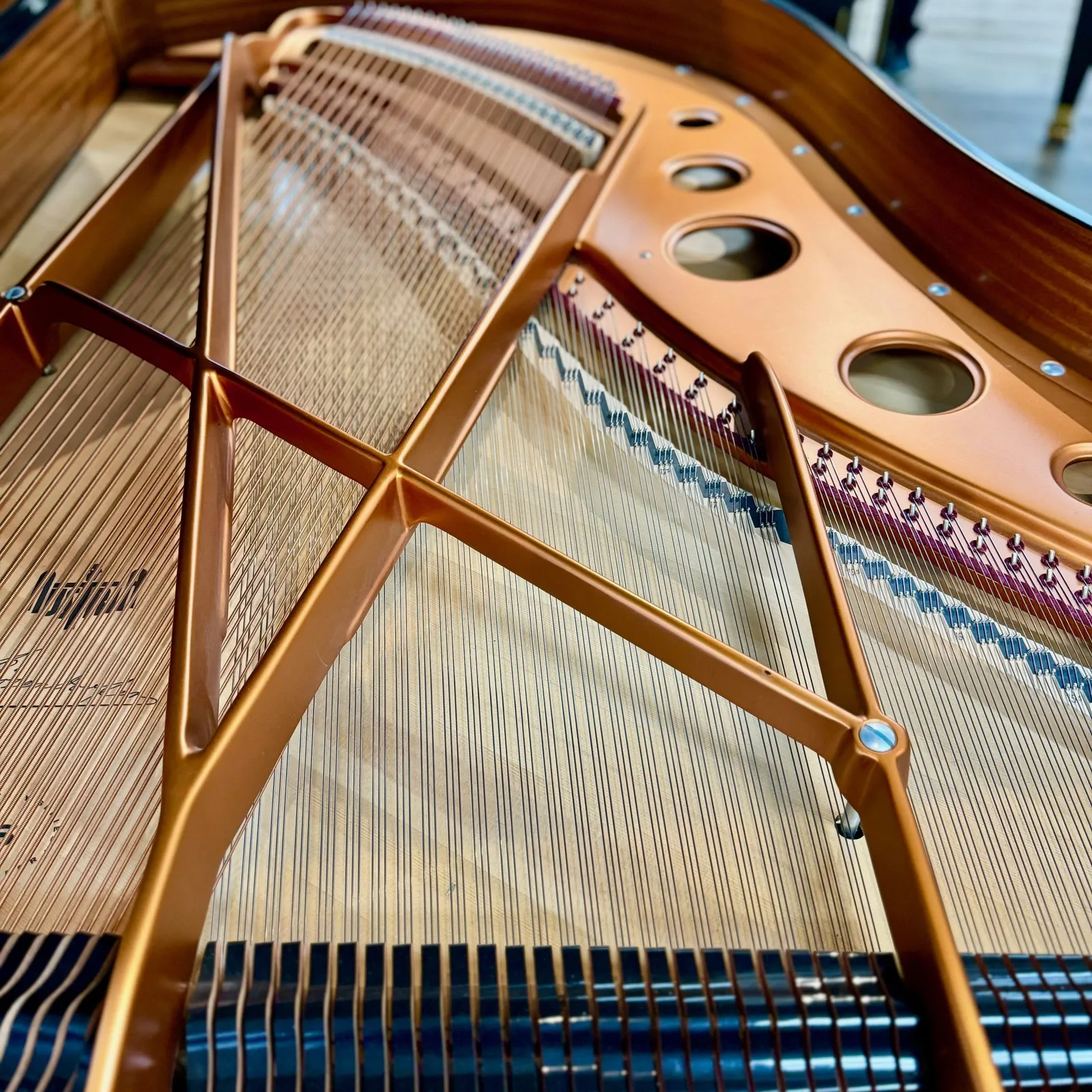 2003 bosendorfer c214 semi concert grand piano ebony satin