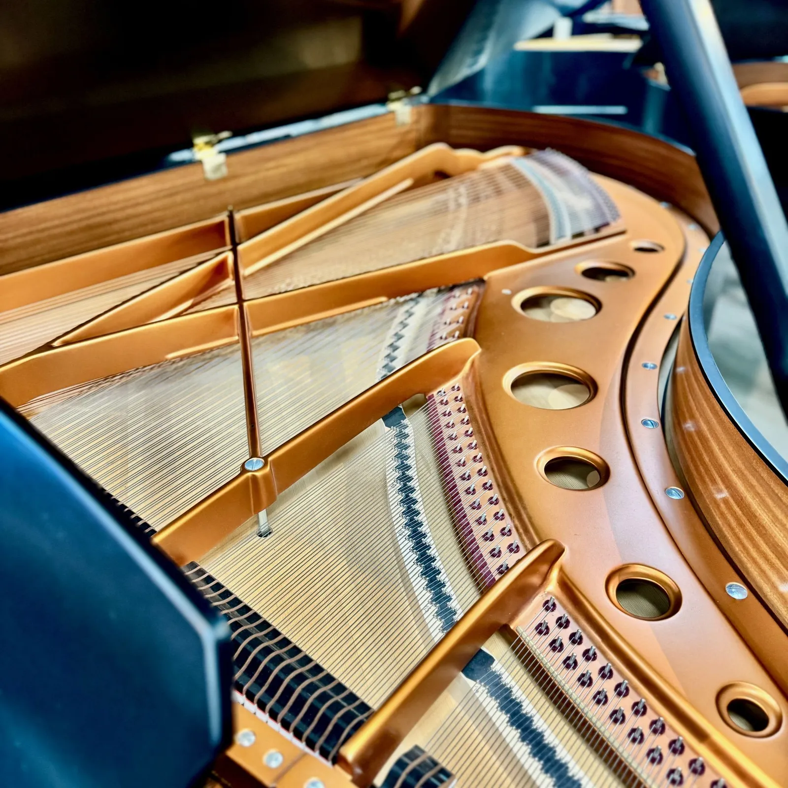 2003 bosendorfer c214 semi concert grand piano ebony satin