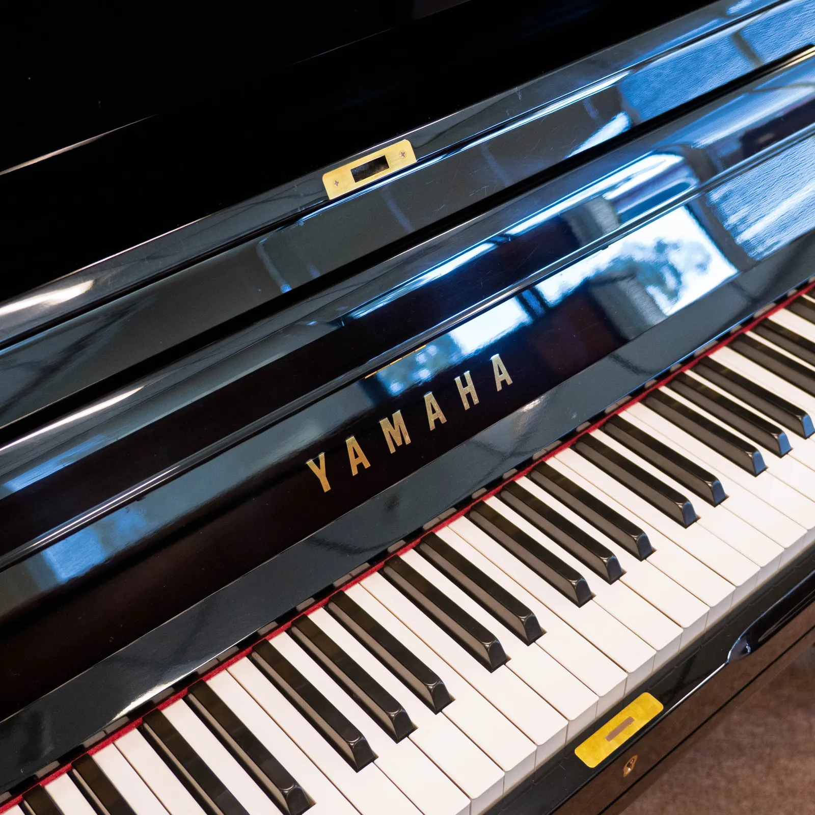 2003 yamaha u1 upright piano black polish