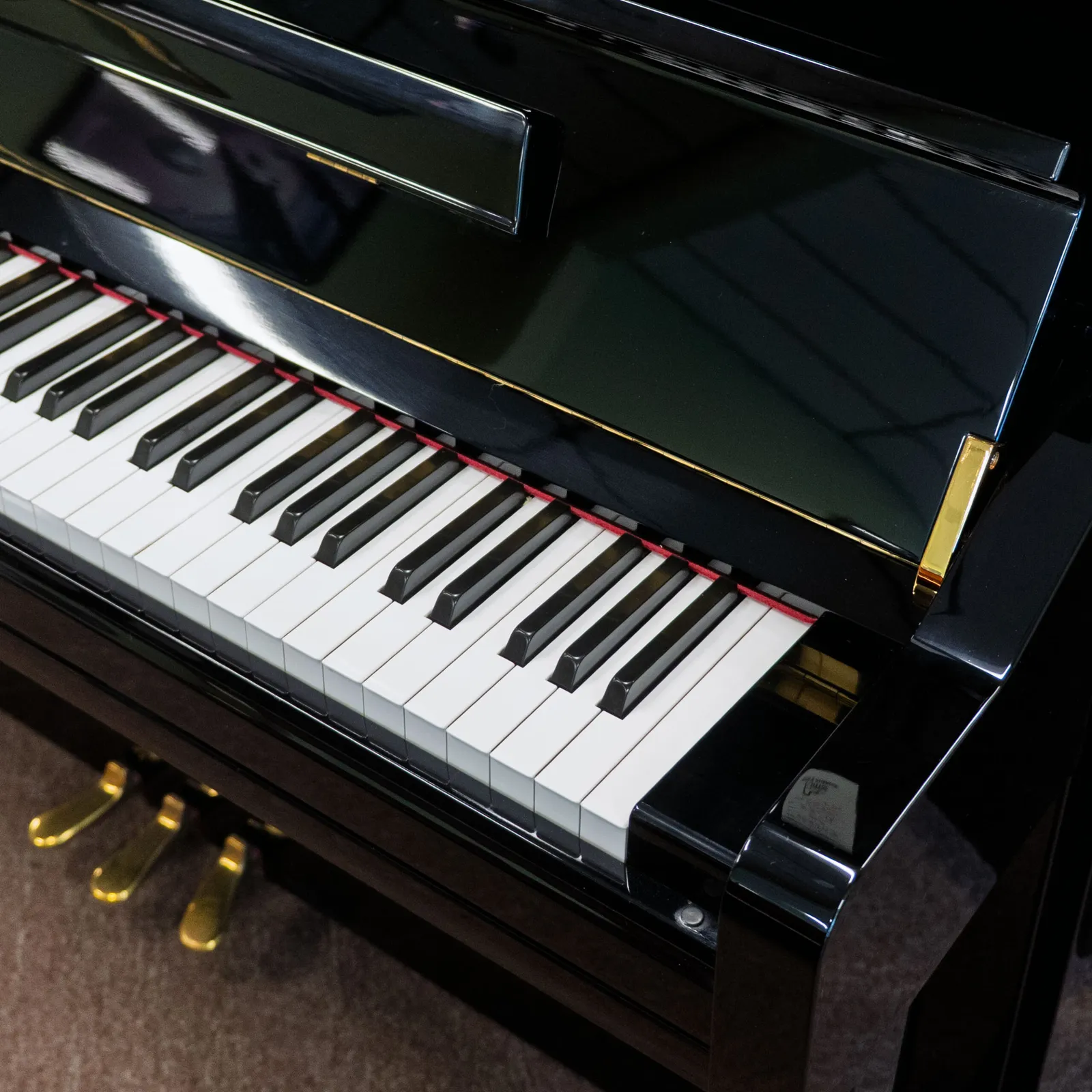 2003 yamaha u1 upright piano black polish