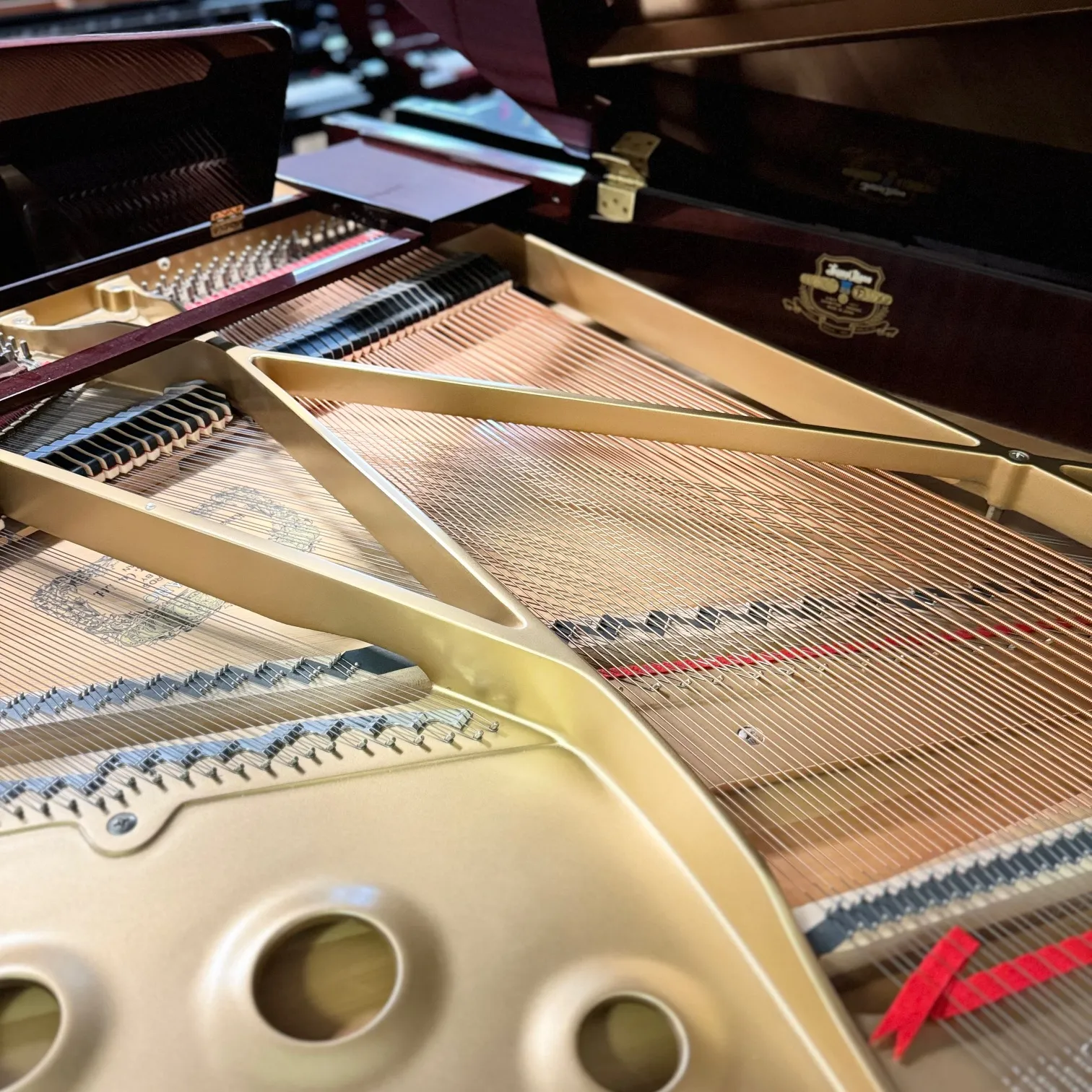 2007 kawai ge 30 grand piano mahogany finish