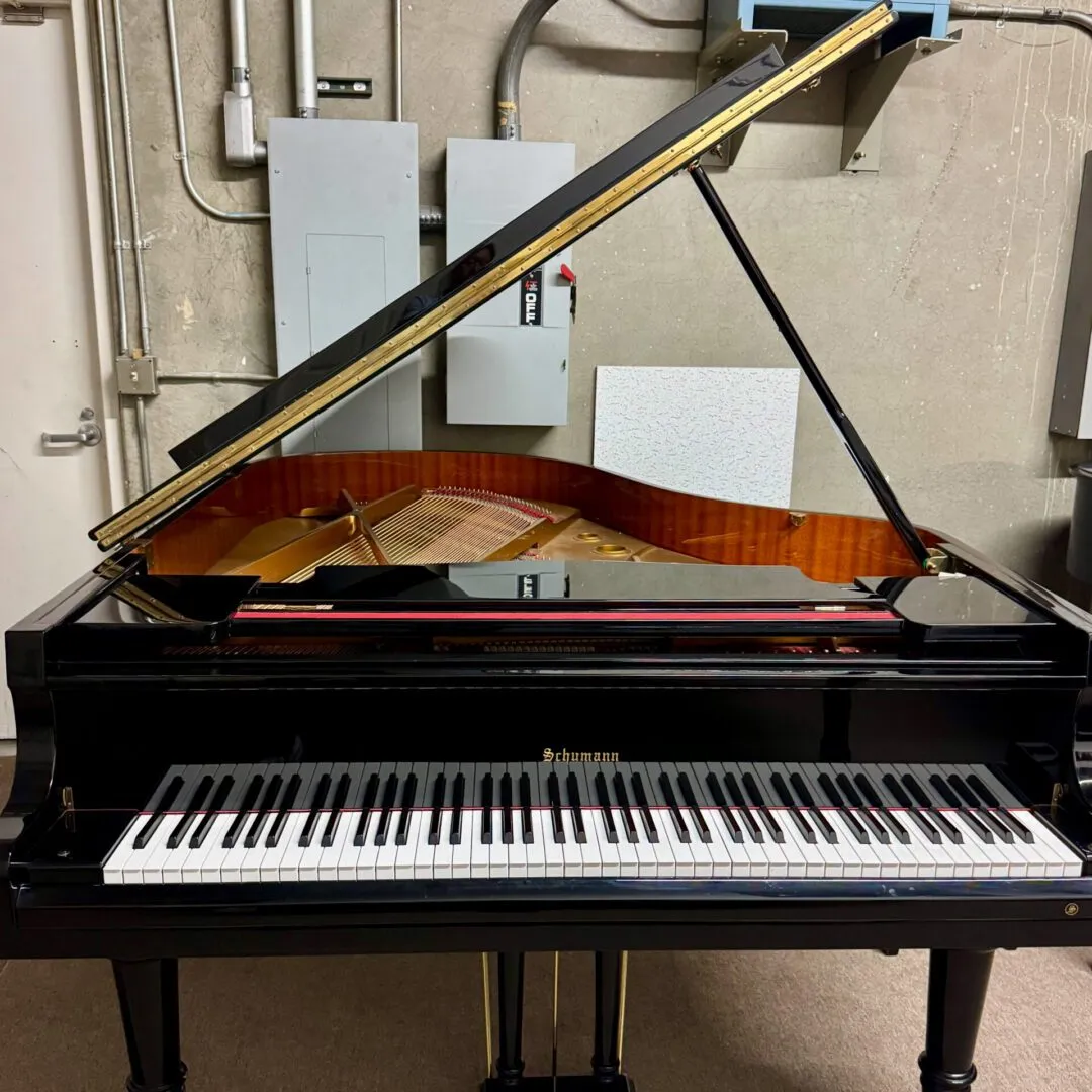2016 Schumann 6′ Grand Piano Ebony Polish
