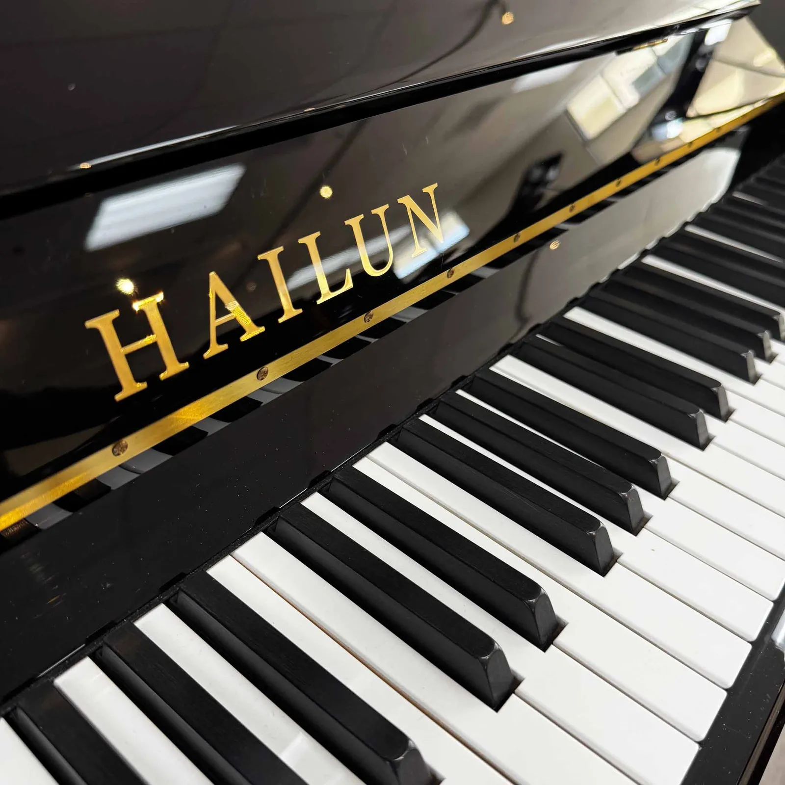 2020 hailun hl121 upright piano black polish