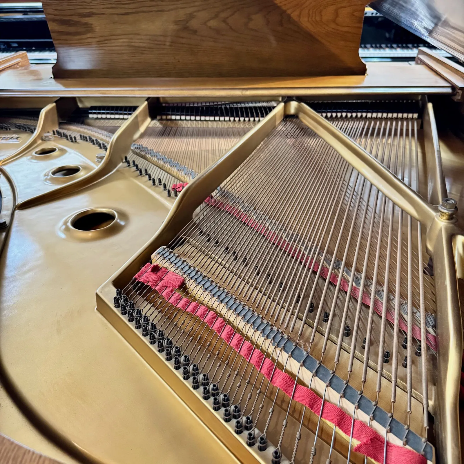 baldwin model r grand piano oak finish