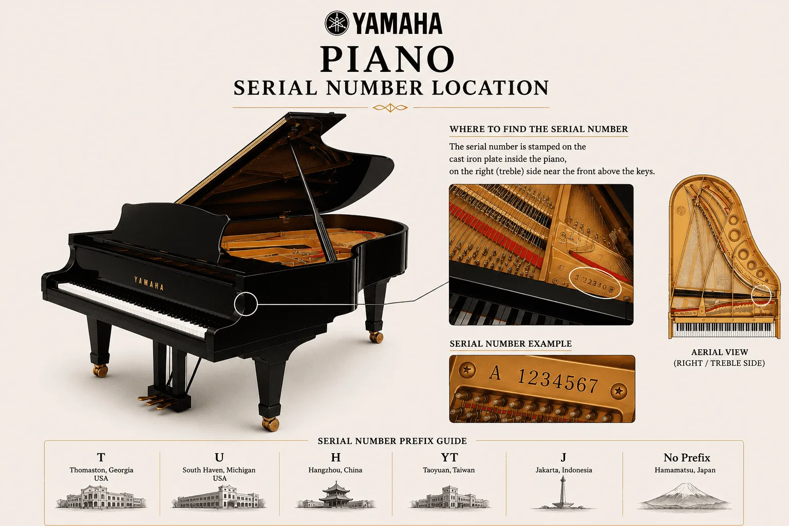 Yamaha Piano Serial Numbers: How to Tell When and Where Your Yamaha Piano Was Made
