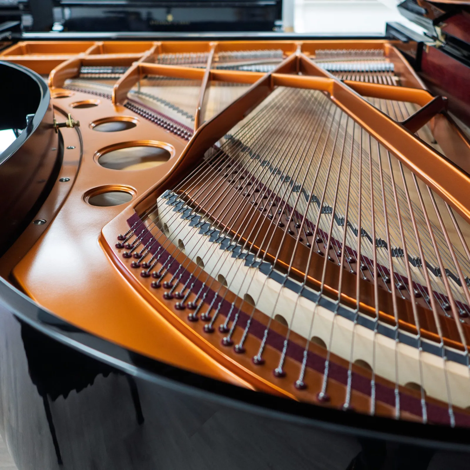 bosendorfer 225 semi concert grand piano ebony polish