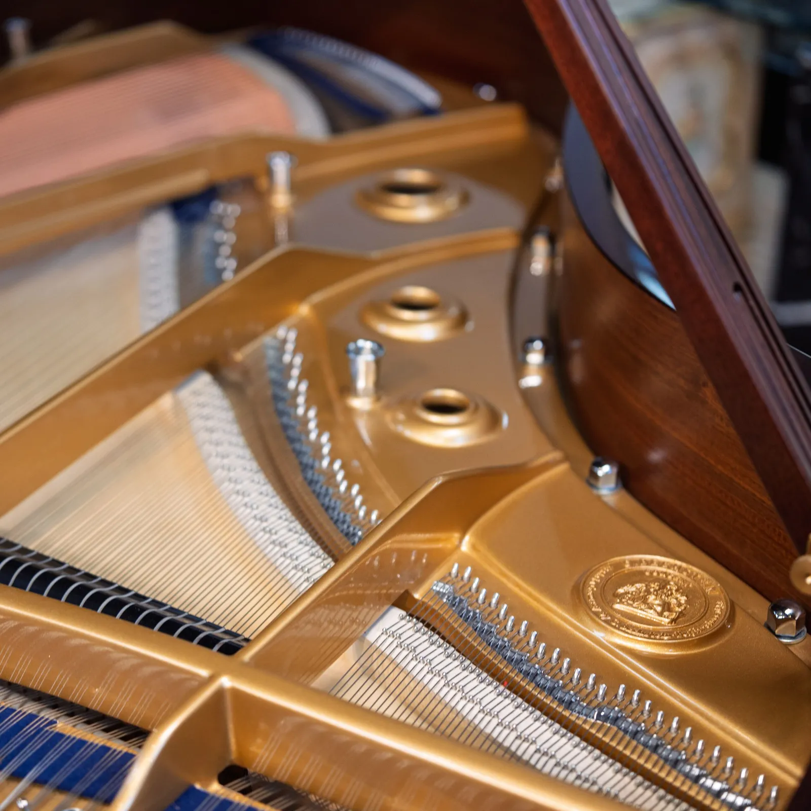c bechstein concert l 167 baby grand piano mahogany polish