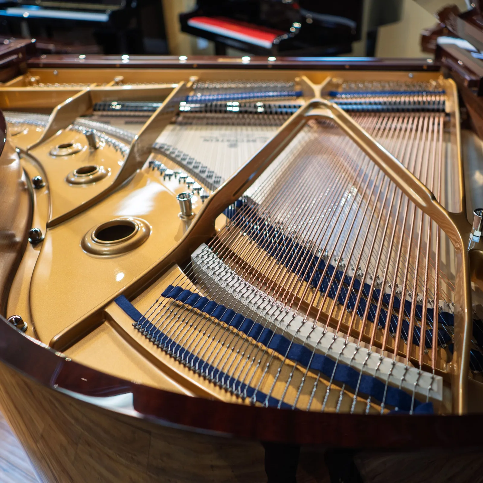 c bechstein concert l 167 baby grand piano mahogany polish