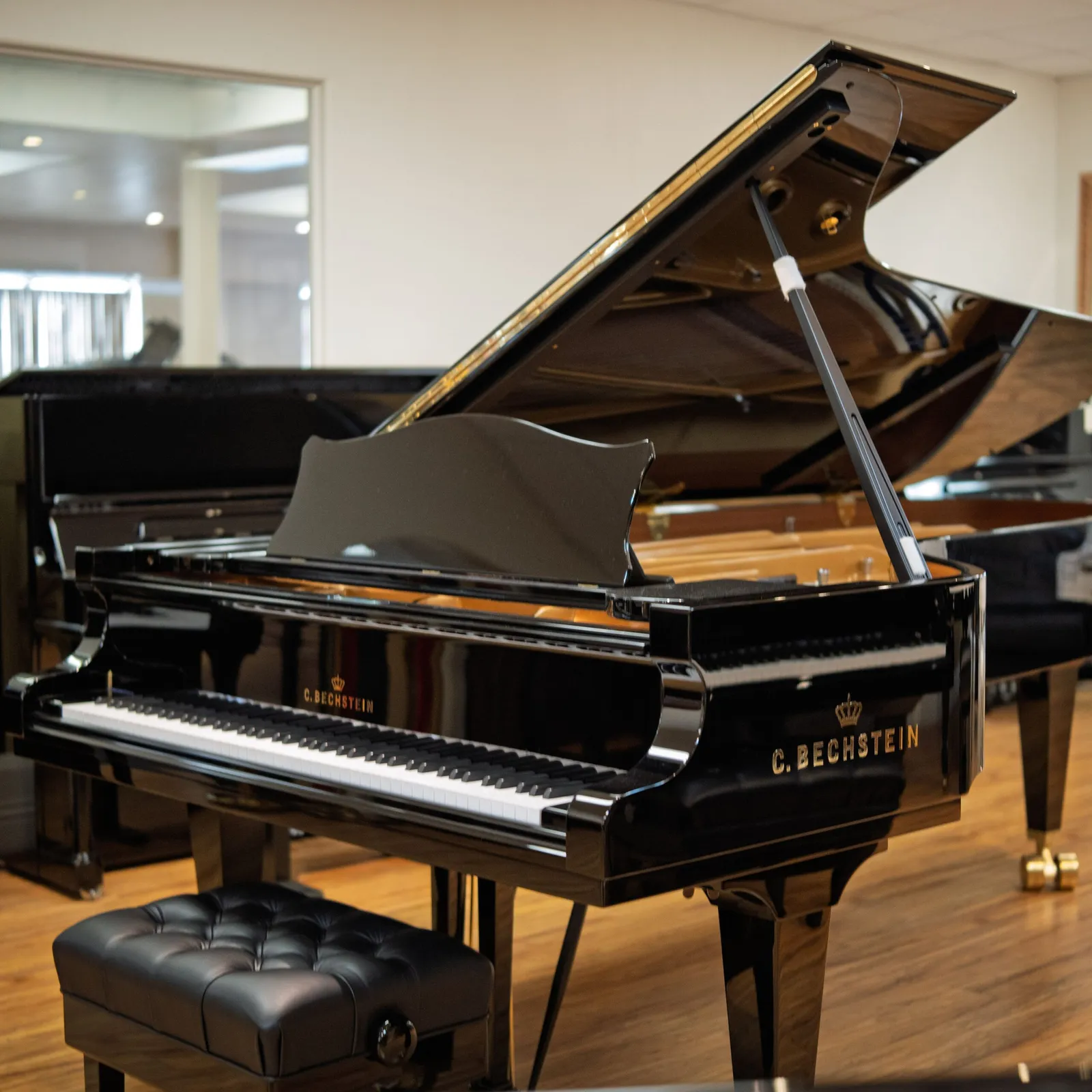 c bechstein d 282 concert grand piano ebony polish