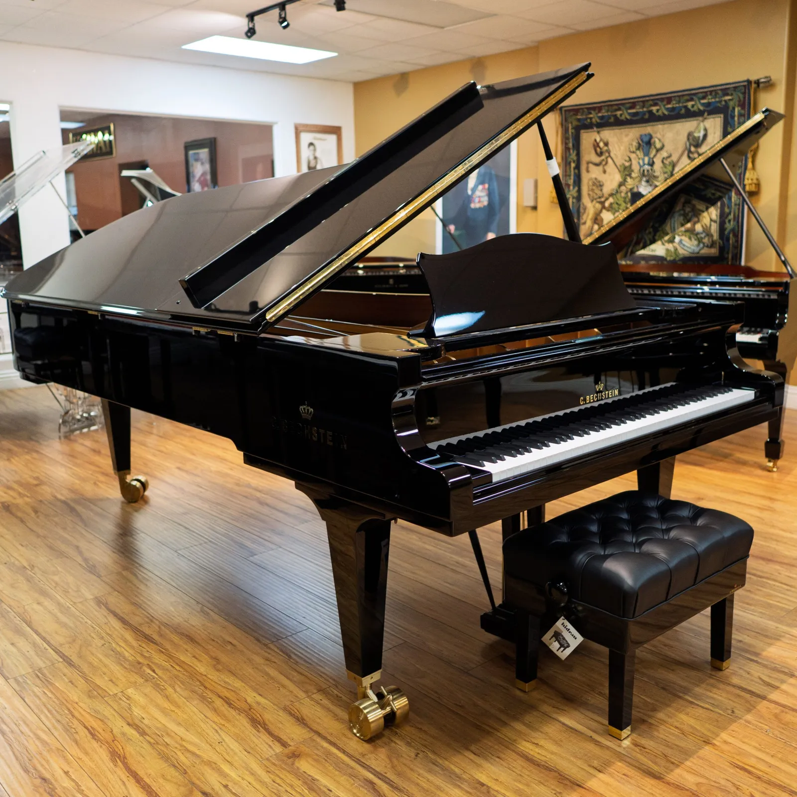 c bechstein d 282 concert grand piano ebony polish
