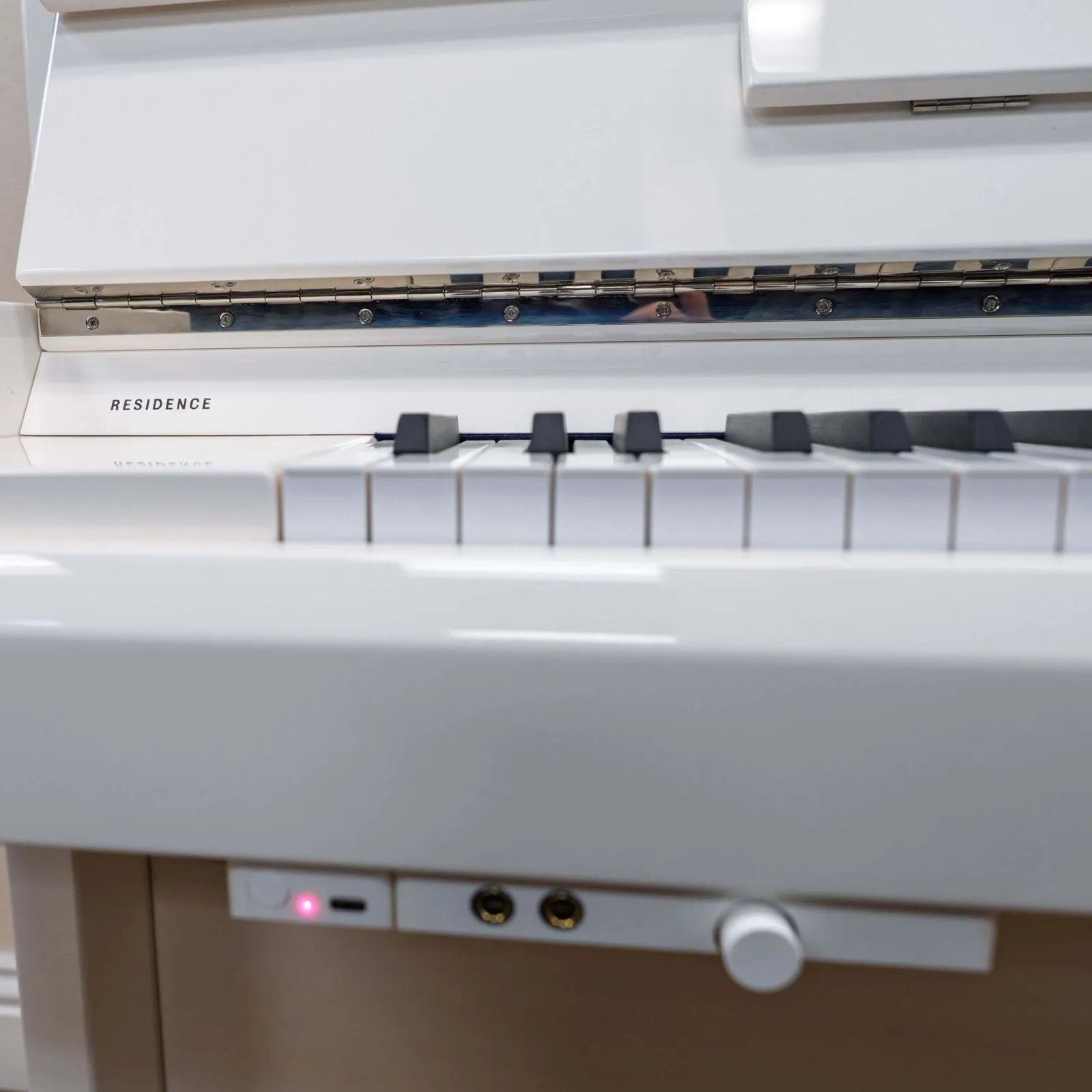 c bechstein residence series r2 upright piano white polish w vario system