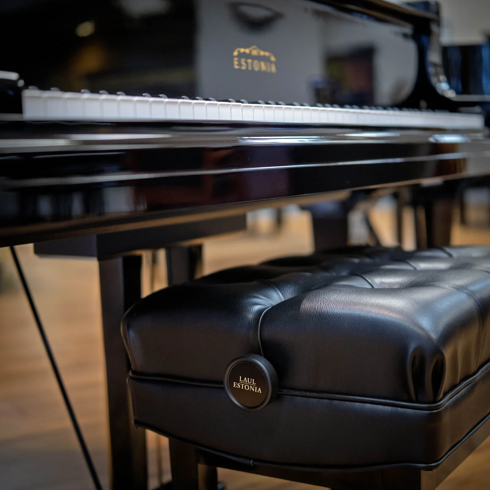 estonia model l225 grand piano ebony polish