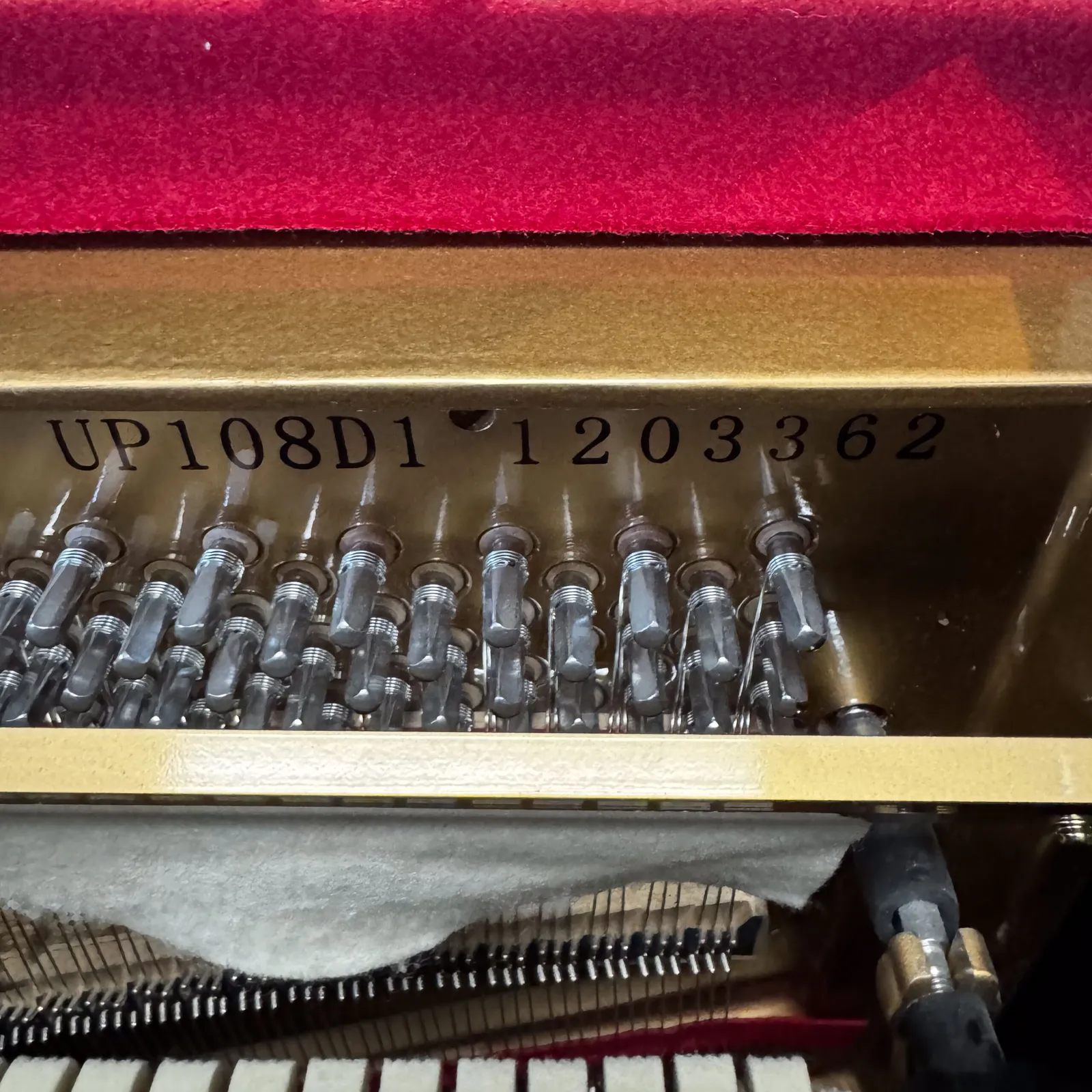 fischer sons model 108 upright piano black polish