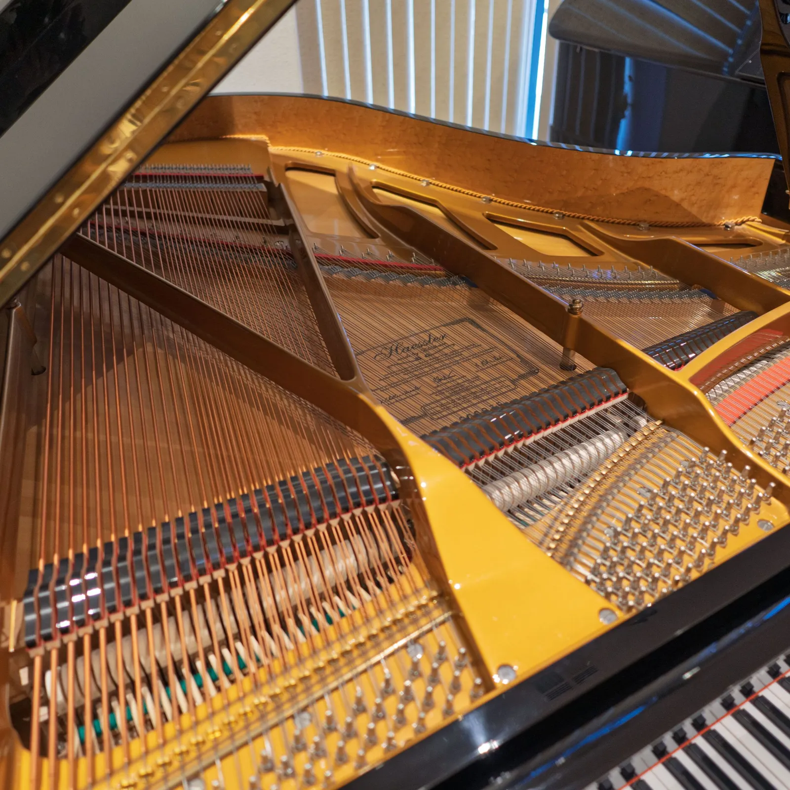 haessler by bluthner 186 grand piano ebony polish