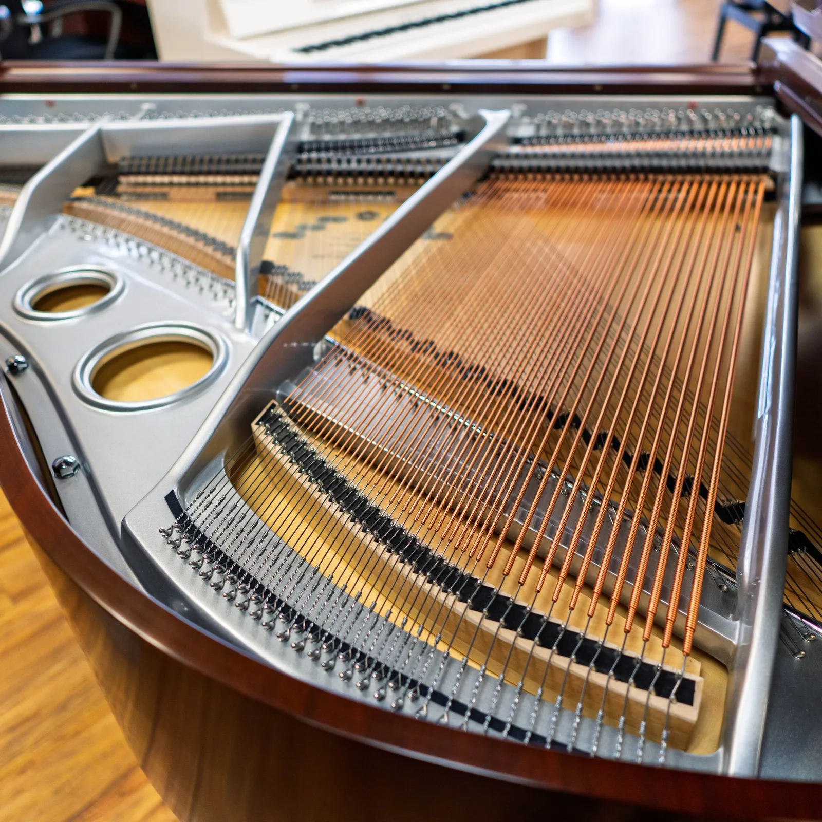 johannes seiler gs 150 nickel baby grand piano walnut satin finish